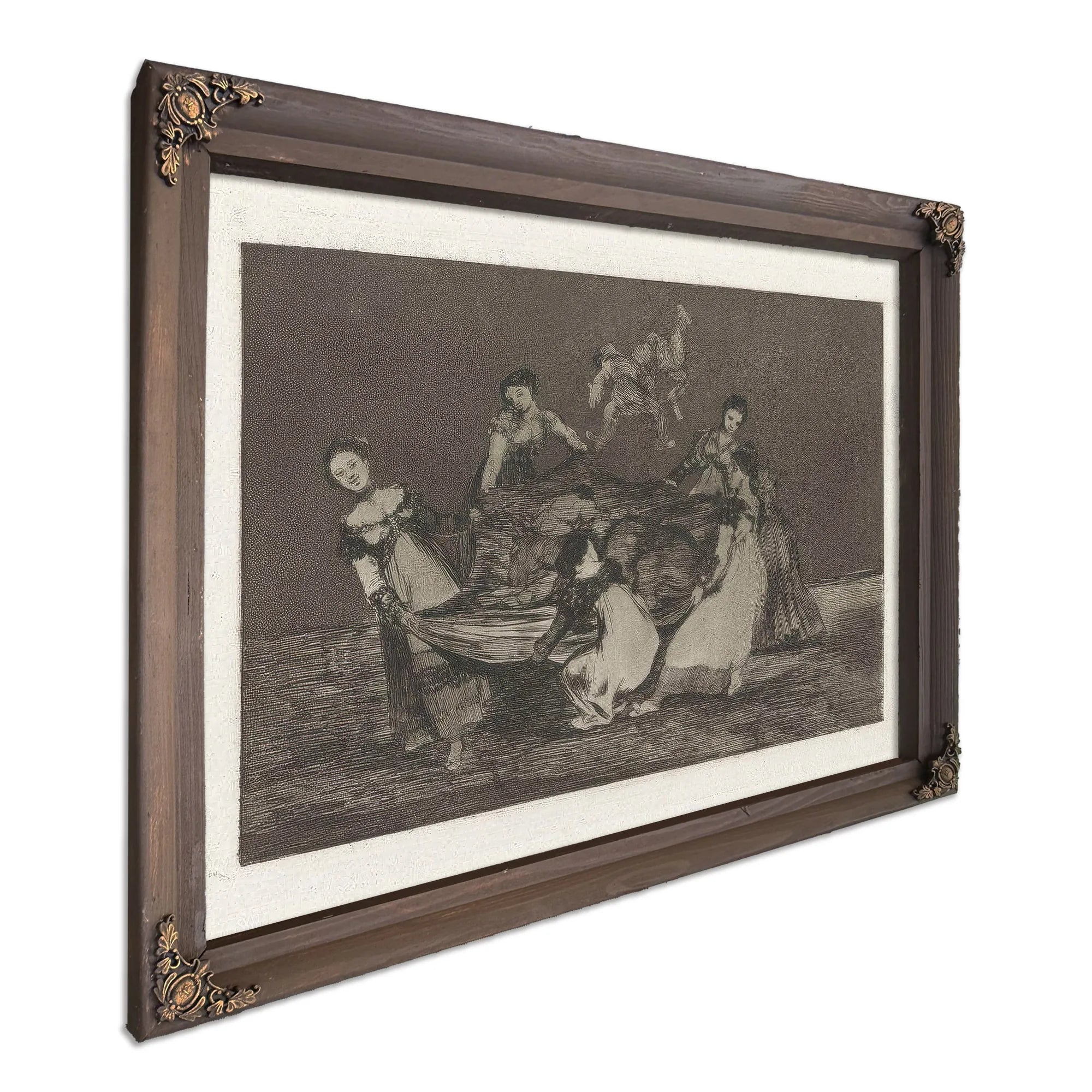 Disparate Femenino (Feminine Folly) Also Known As Pesa Mas Que Un Burro Muerto (Heavier Than A Dead Donkey) From The Series Los Disparates (Los Proverbios) By Francisco De Goya Fine Art Print