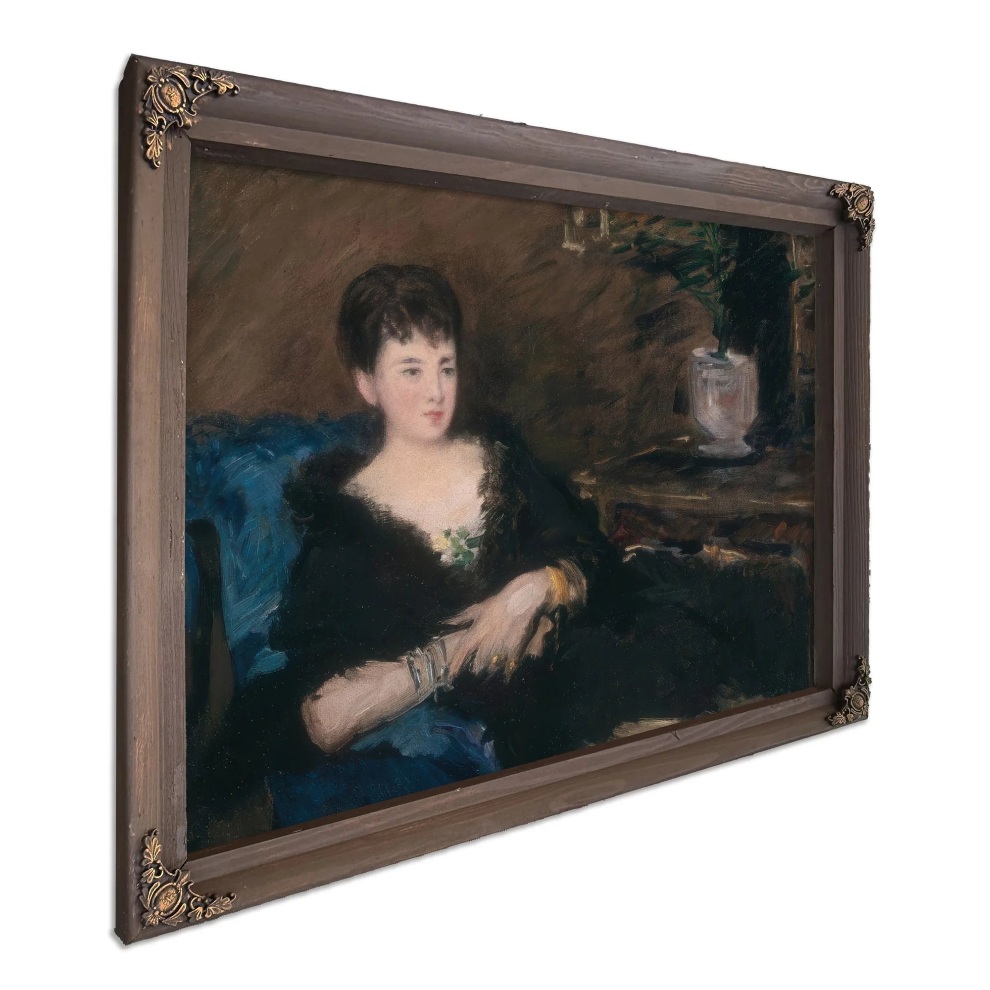 Portrait Of Isabelle Lemonnier By Edouard Manet Fine Art Print
