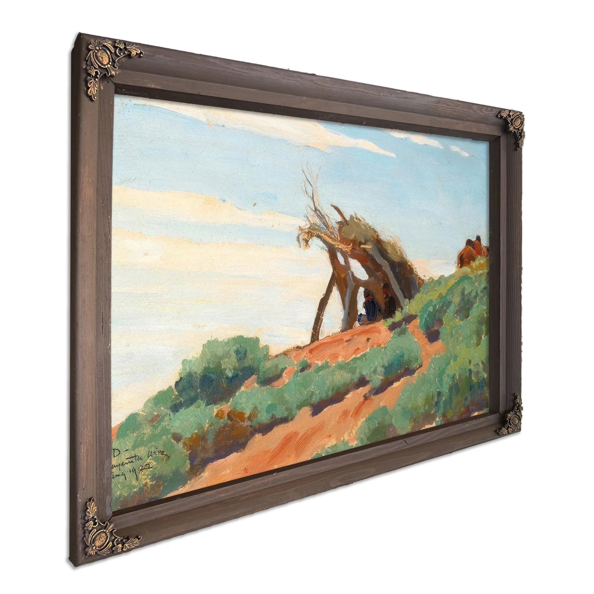 Navajo Sun Shelter (No. 85) 1922 By Maynard Dixon Fine Art Print