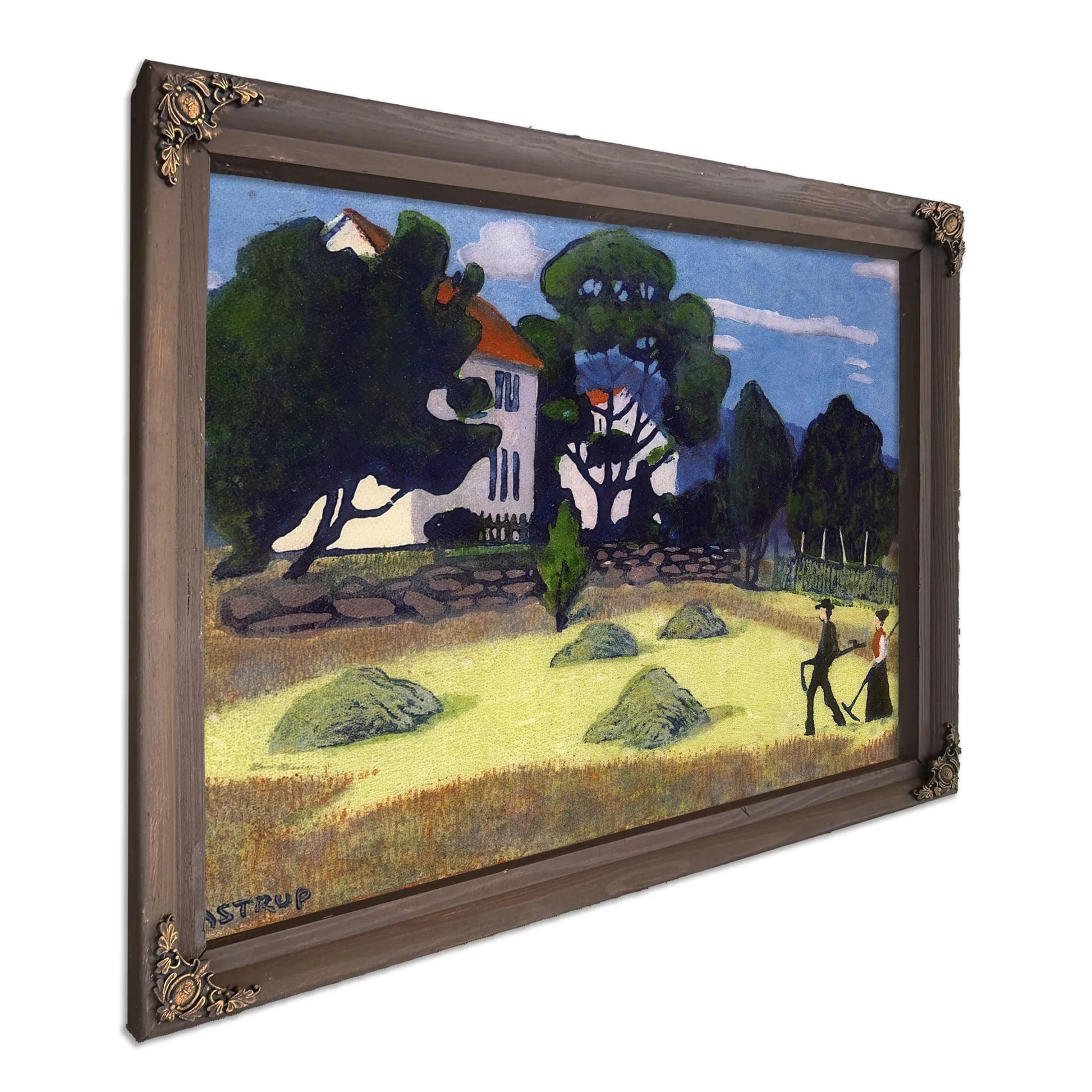 Home From Work 1 By Nicolai Astrup Fine Art Print