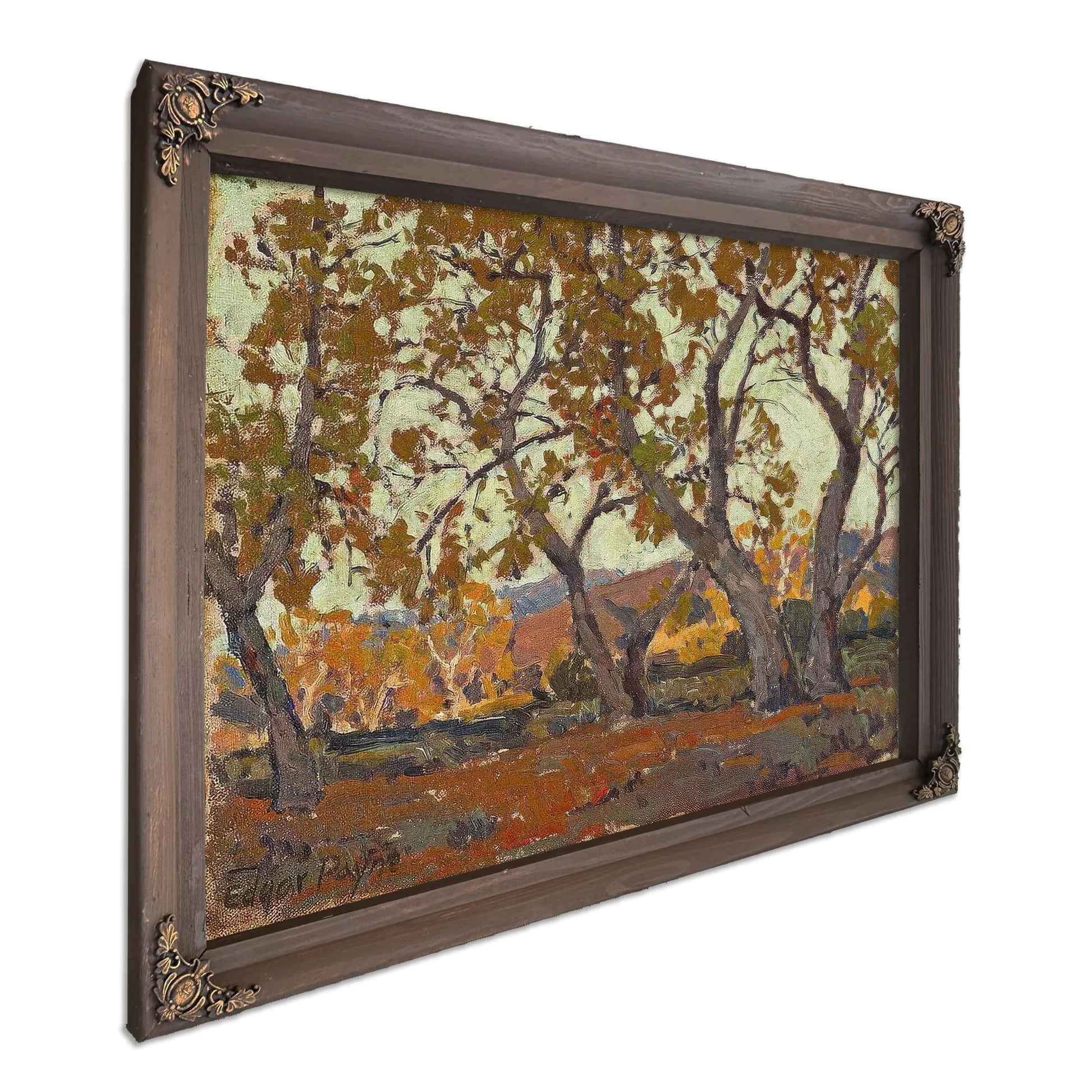 In The Canyon, Believed To Be Laguna Canyon By Edgar Payne Fine Art Print