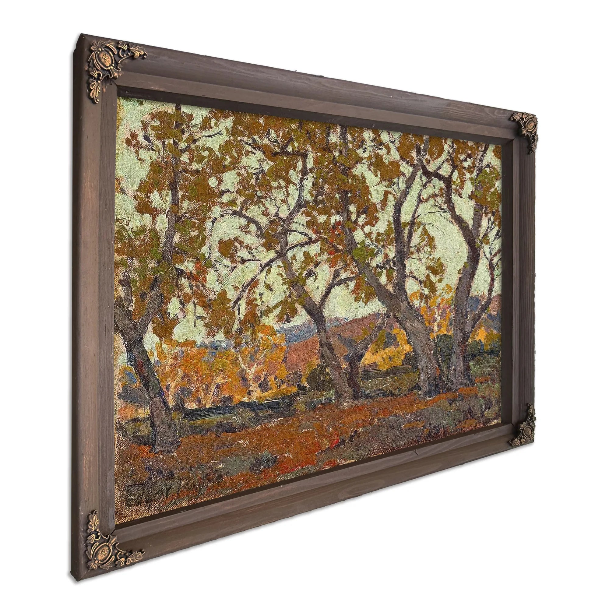 In The Canyon, Believed To Be Laguna Canyon By Edgar Payne Fine Art Print