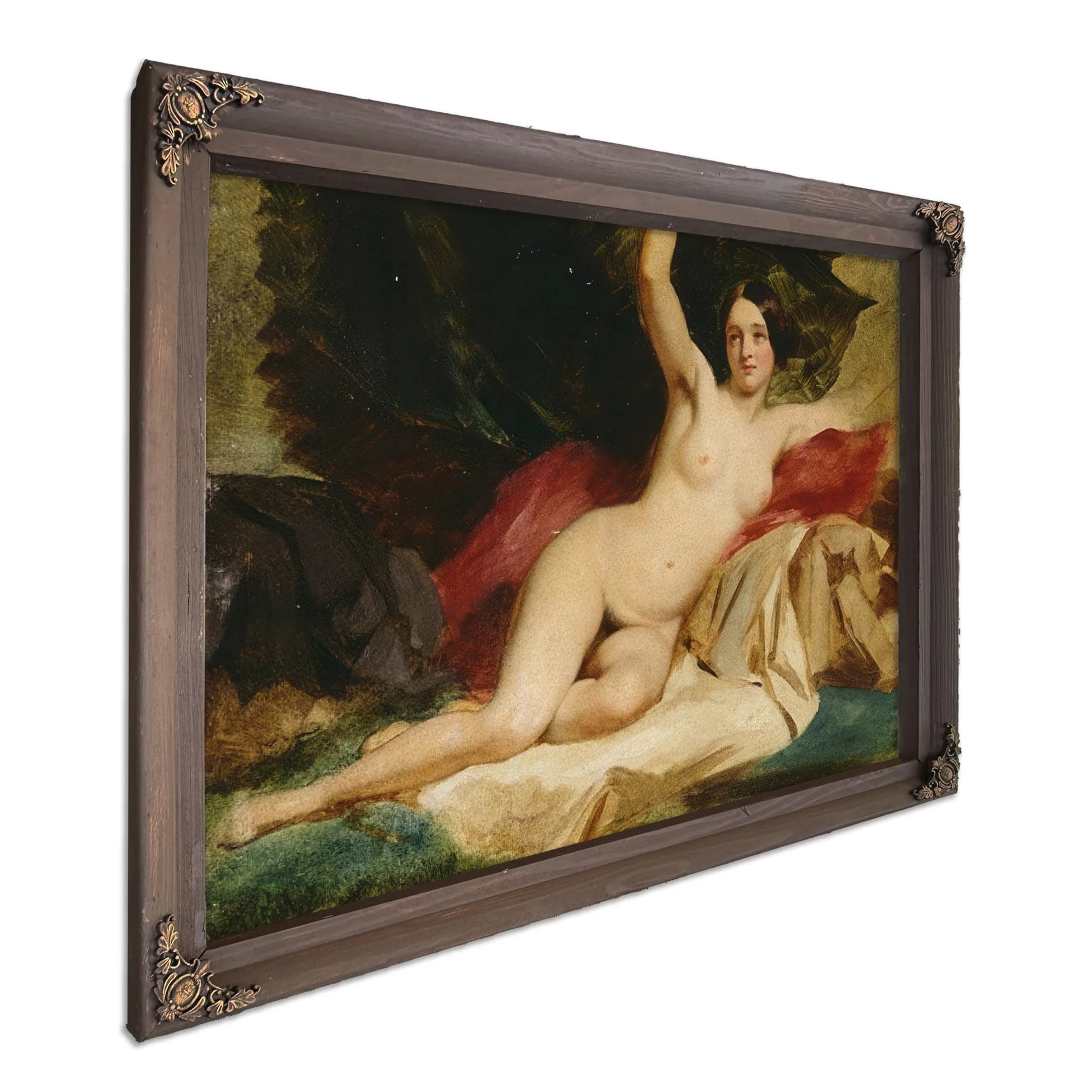Female Nude In A Landscape By William Etty Fine Art Print