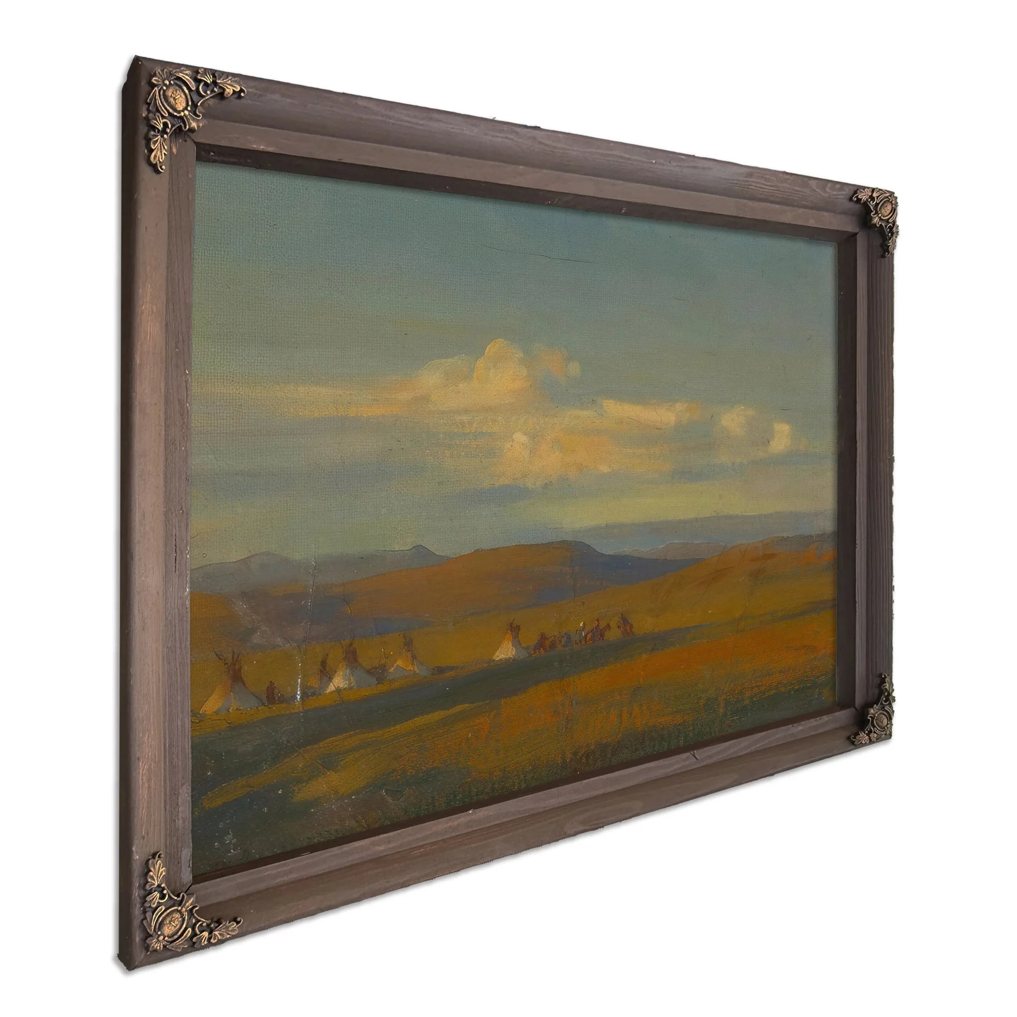 Sketch For Composition (Encampment In The Open West) 1907 By Maynard Dixon Fine Art Print