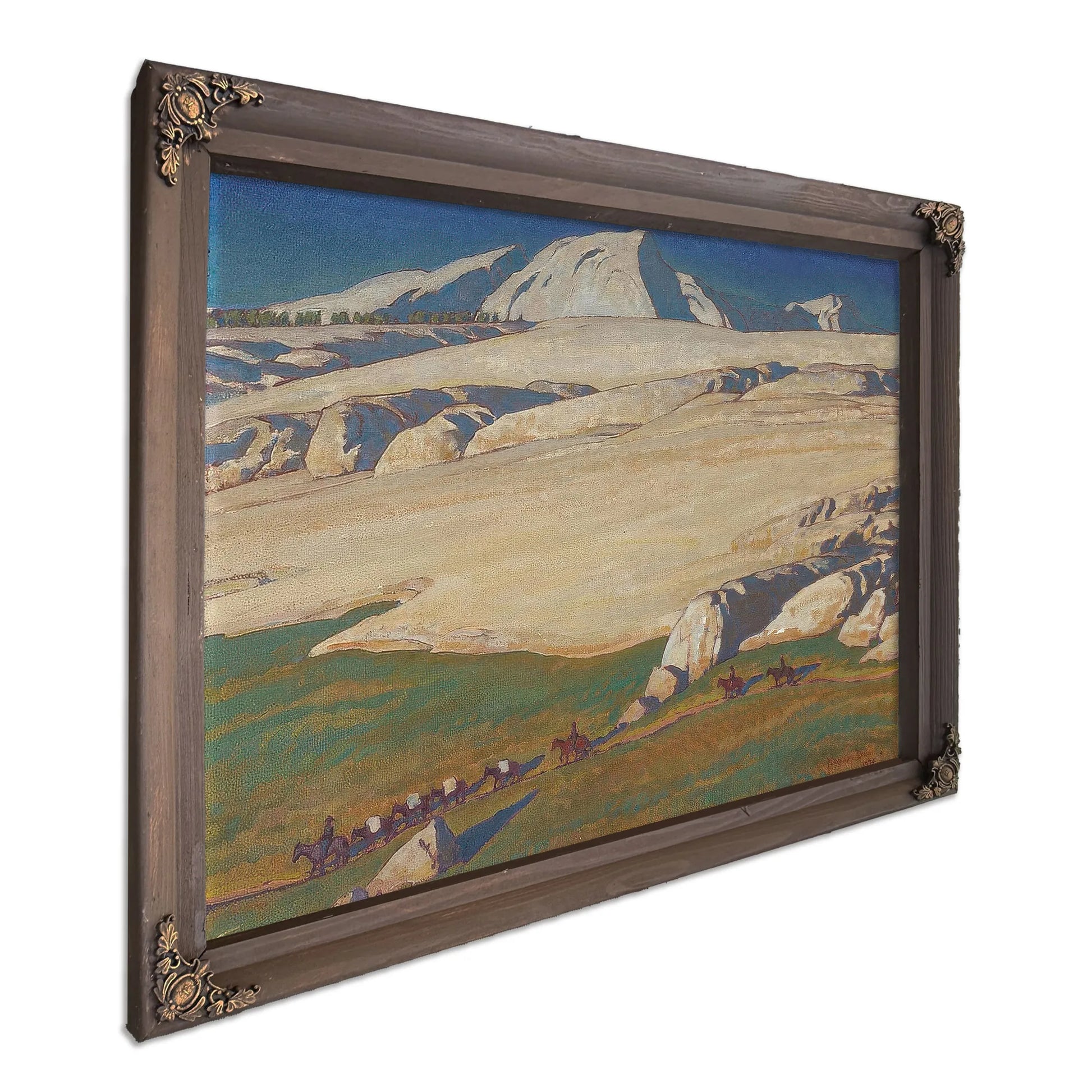 Moraine And Meadow Sierra Nevada Inyo County California 1924 By Maynard Dixon Fine Art Print