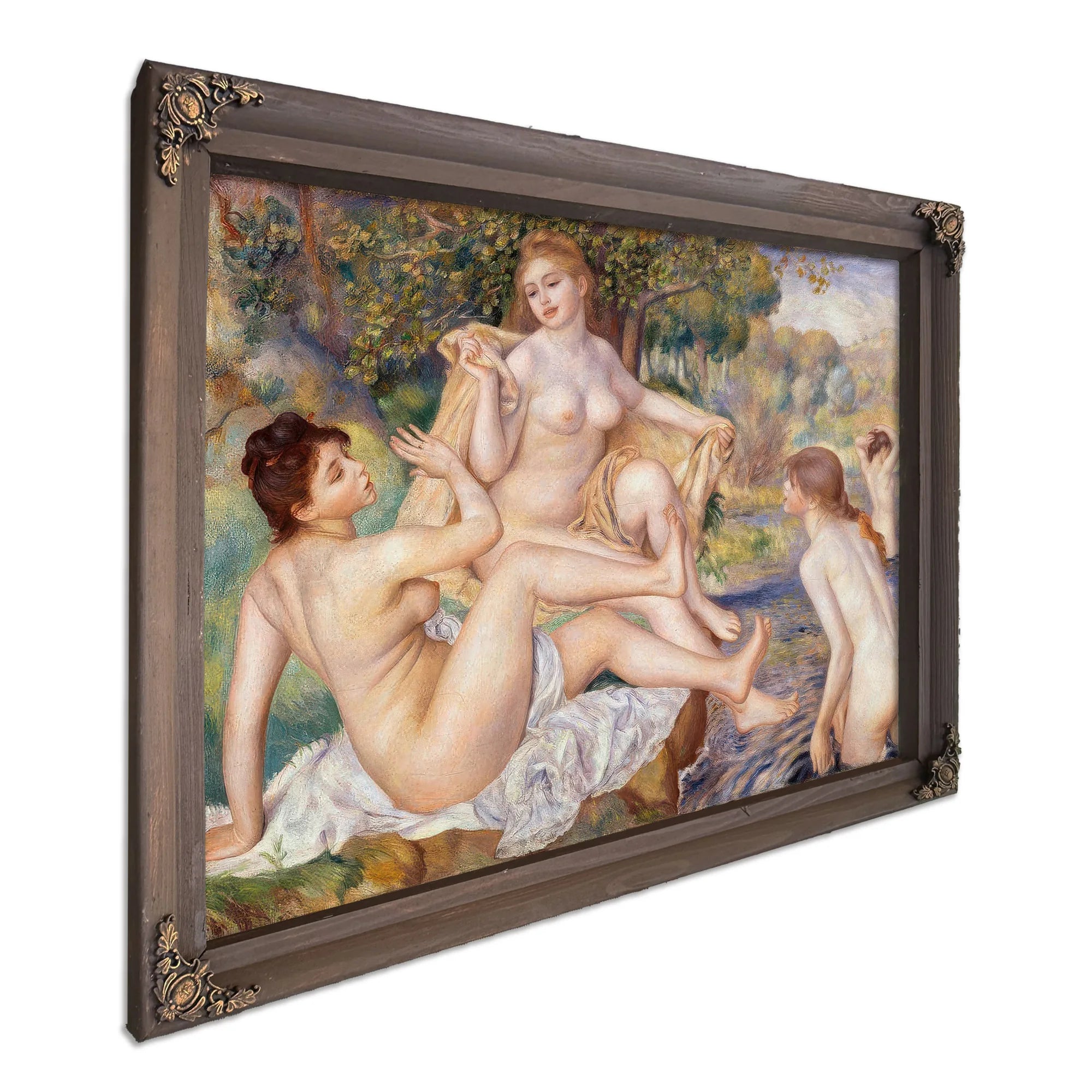 The Large Bathers 1884 1887 1178X1708Mm Philidelphia Museum Of Art By Pierre Auguste Renoir Fine Art Print