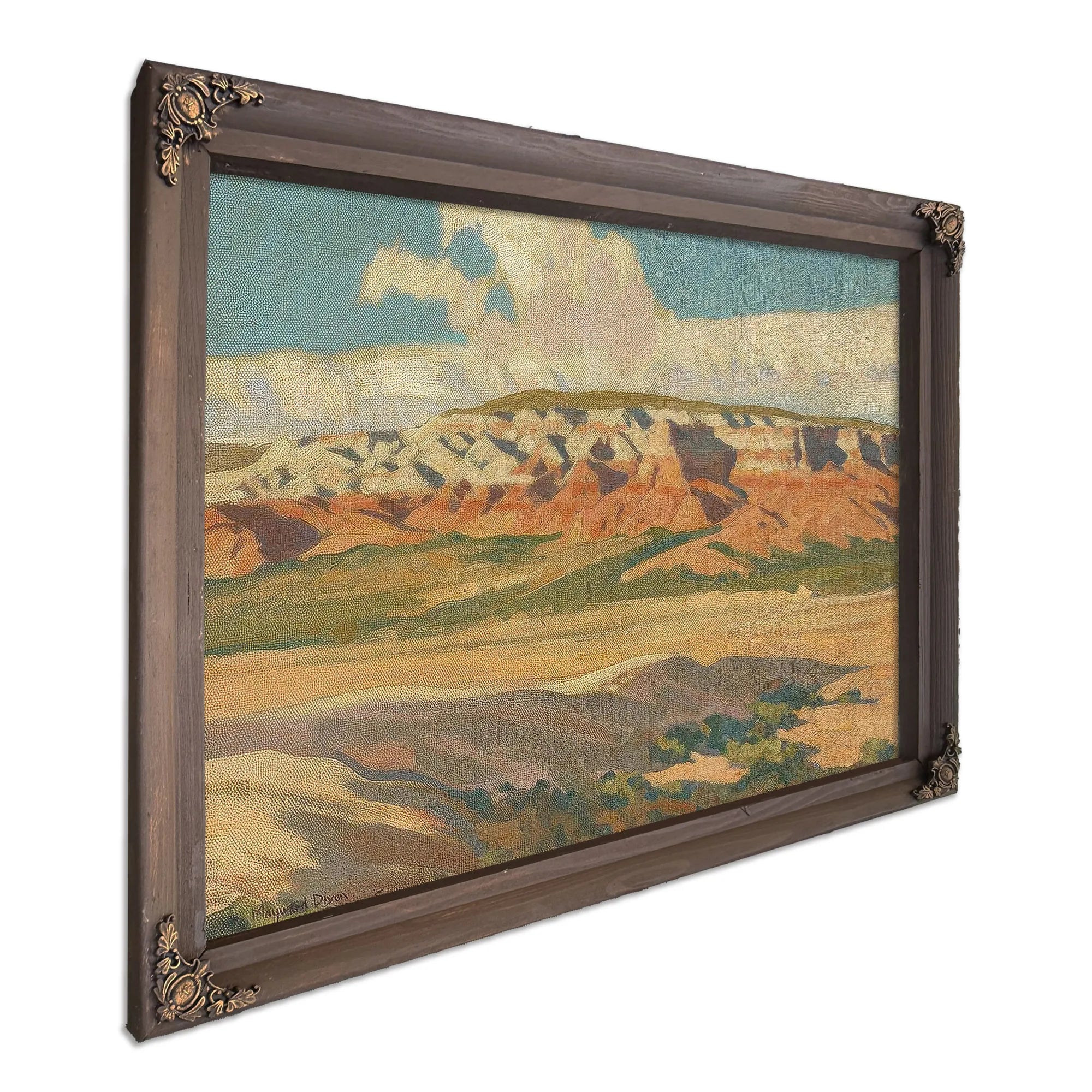 Butte At Red Lake Navajo Reservation Arizona By Maynard Dixon Fine Art Print