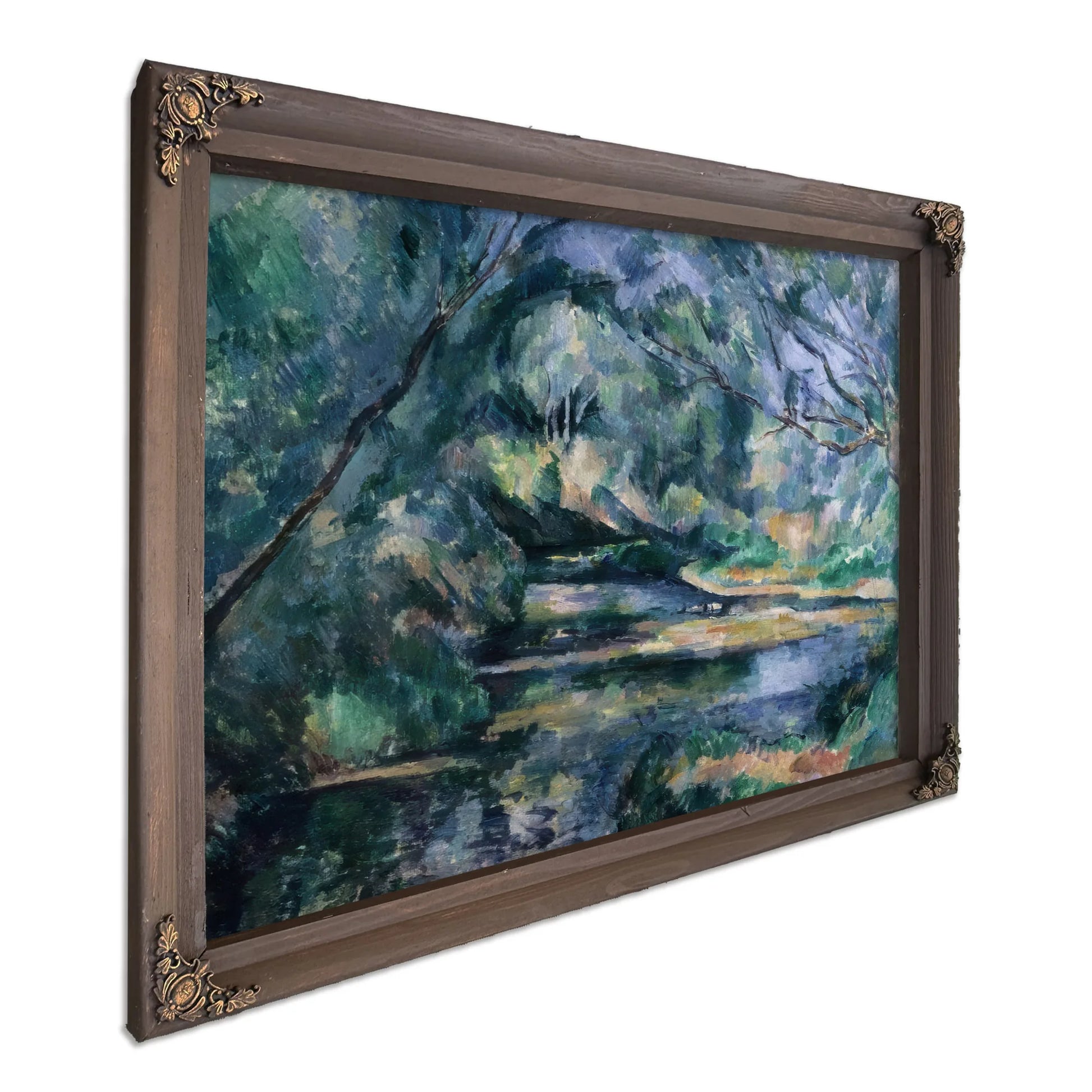 The Brook By Paul Cezanne Fine Art Print