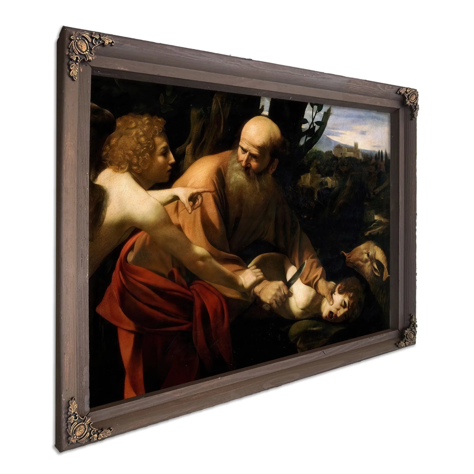 The Sacrifice Of Isaac 1602 By Caravaggio Fine Art Print