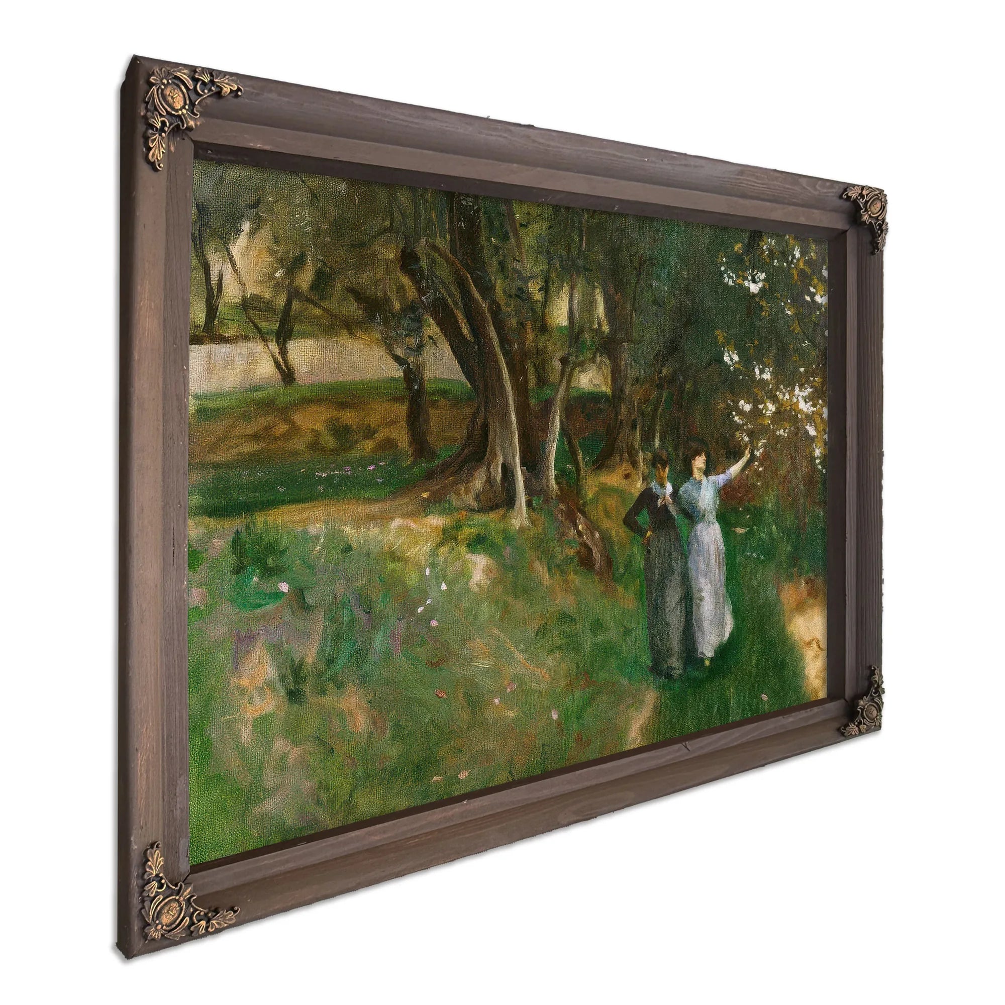 Landscape With Women In The Foreground By John Singer Sargent Fine Art Print