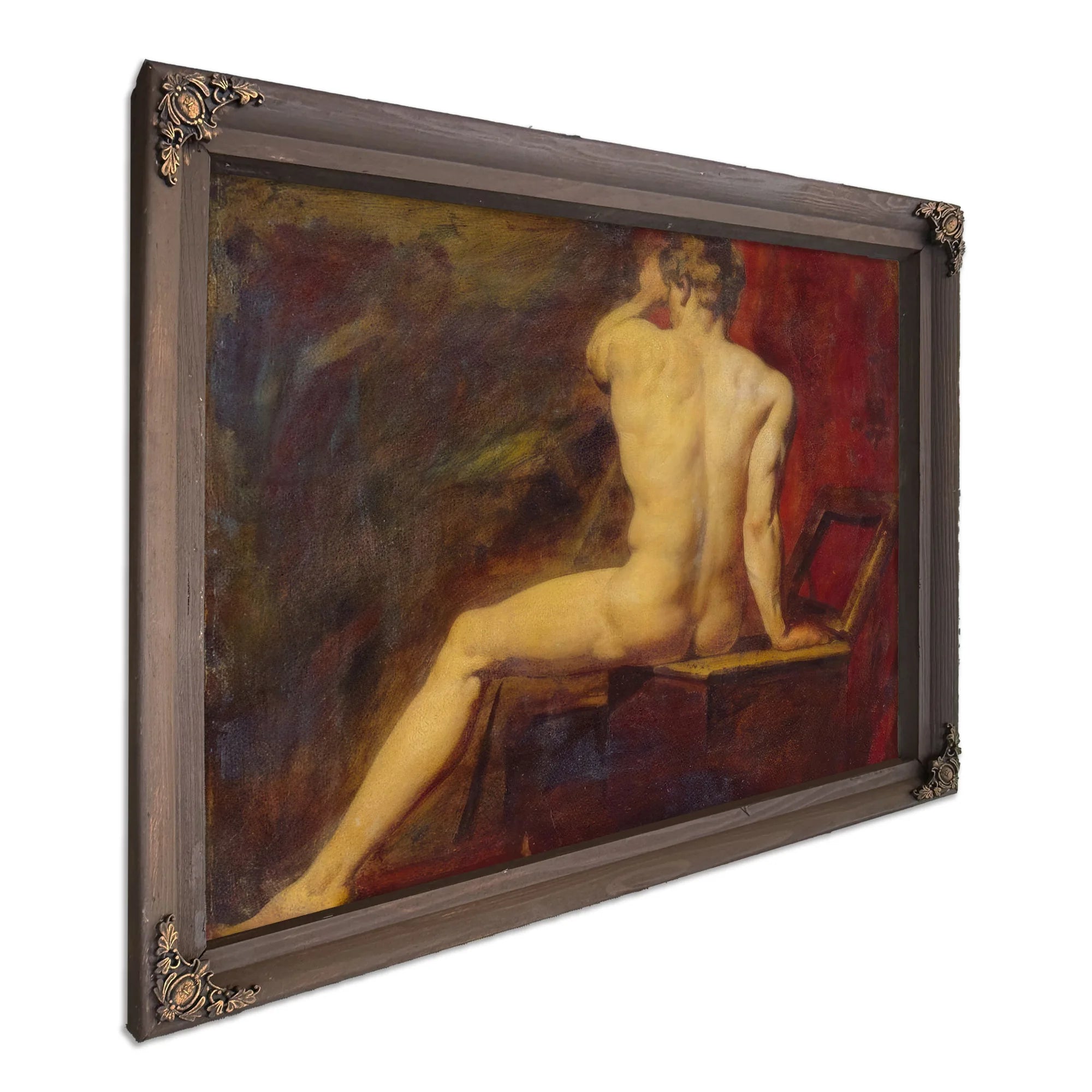 Study Of Male Nude By William Etty Fine Art Print