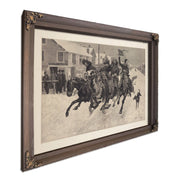 Cowboys Coming To Town For Christmas by Frederic Remington