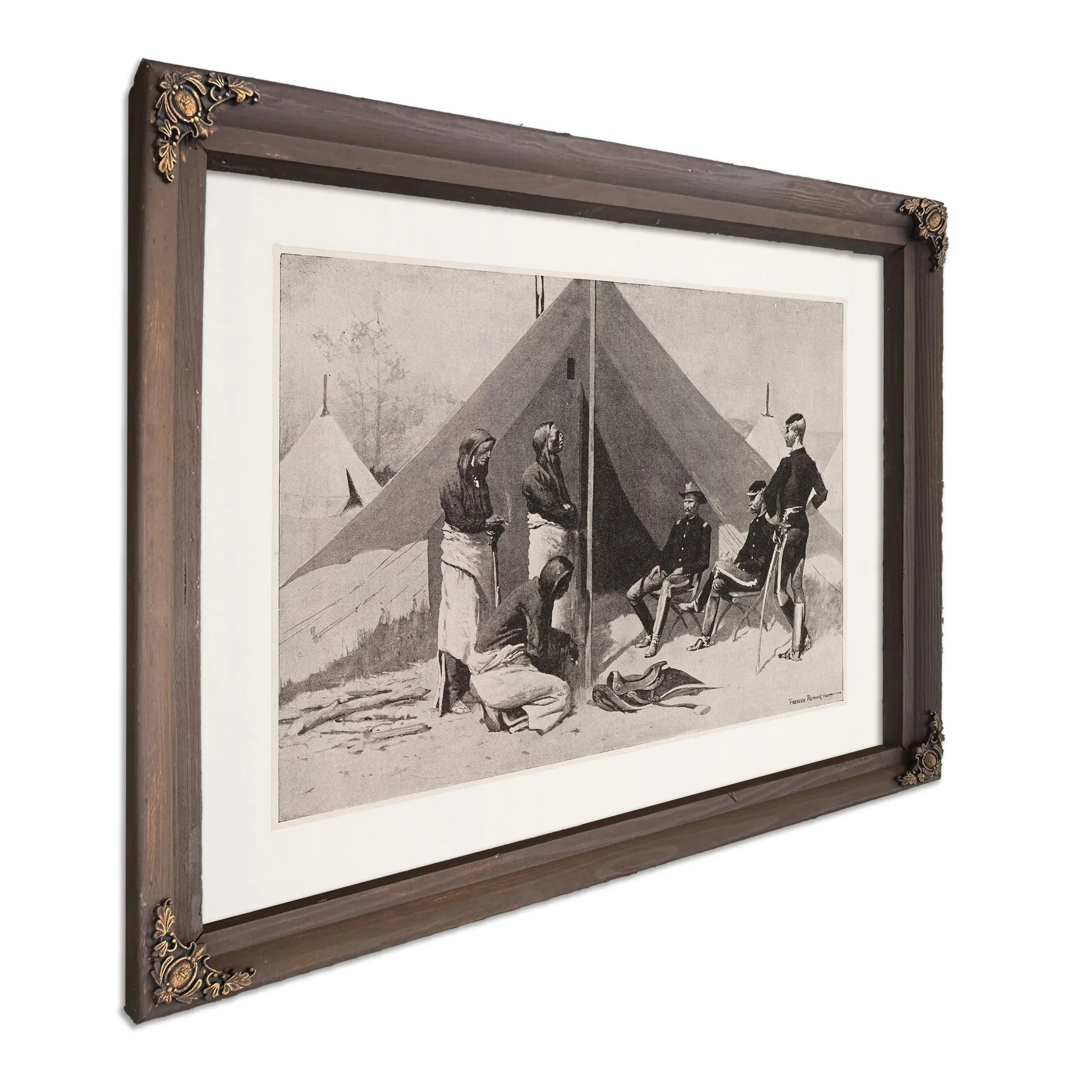 An Appeal For Justice by Frederic Remington