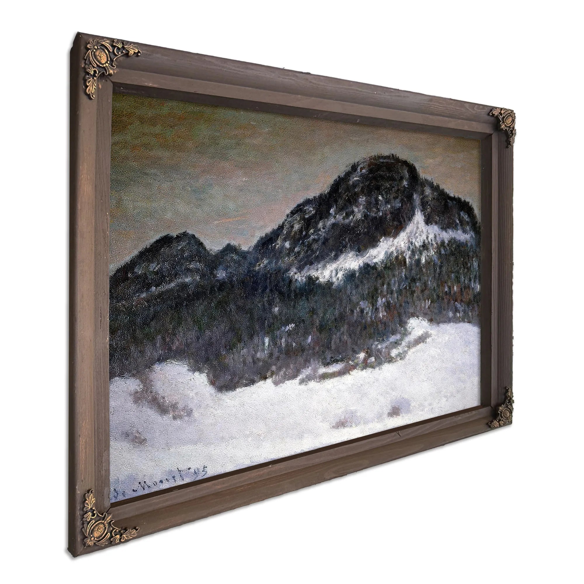 Mount Kolsaas Norway By Claude Monet Fine Art Print