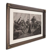Merry Christmas In A Sibley Tepee by Frederic Remington