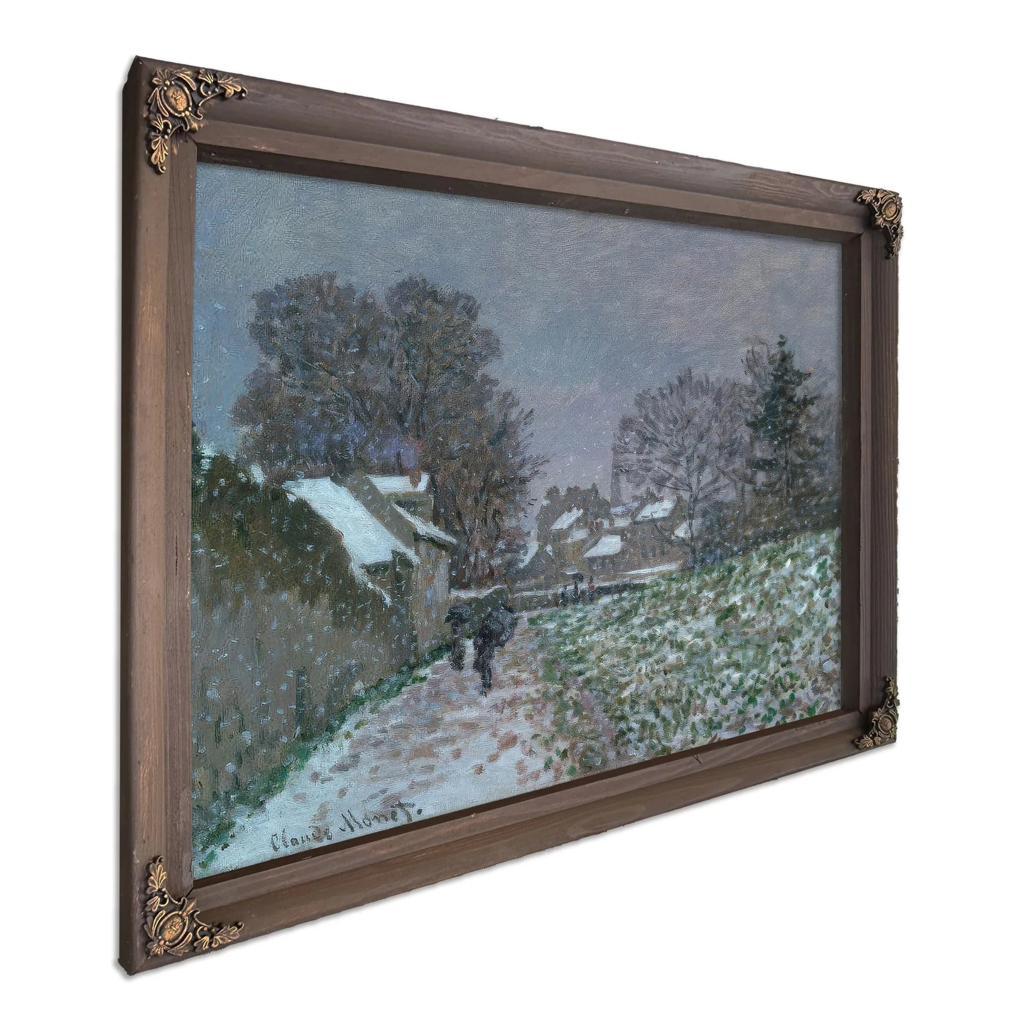 Snow At Argenteuil By Claude Monet Fine Art Print