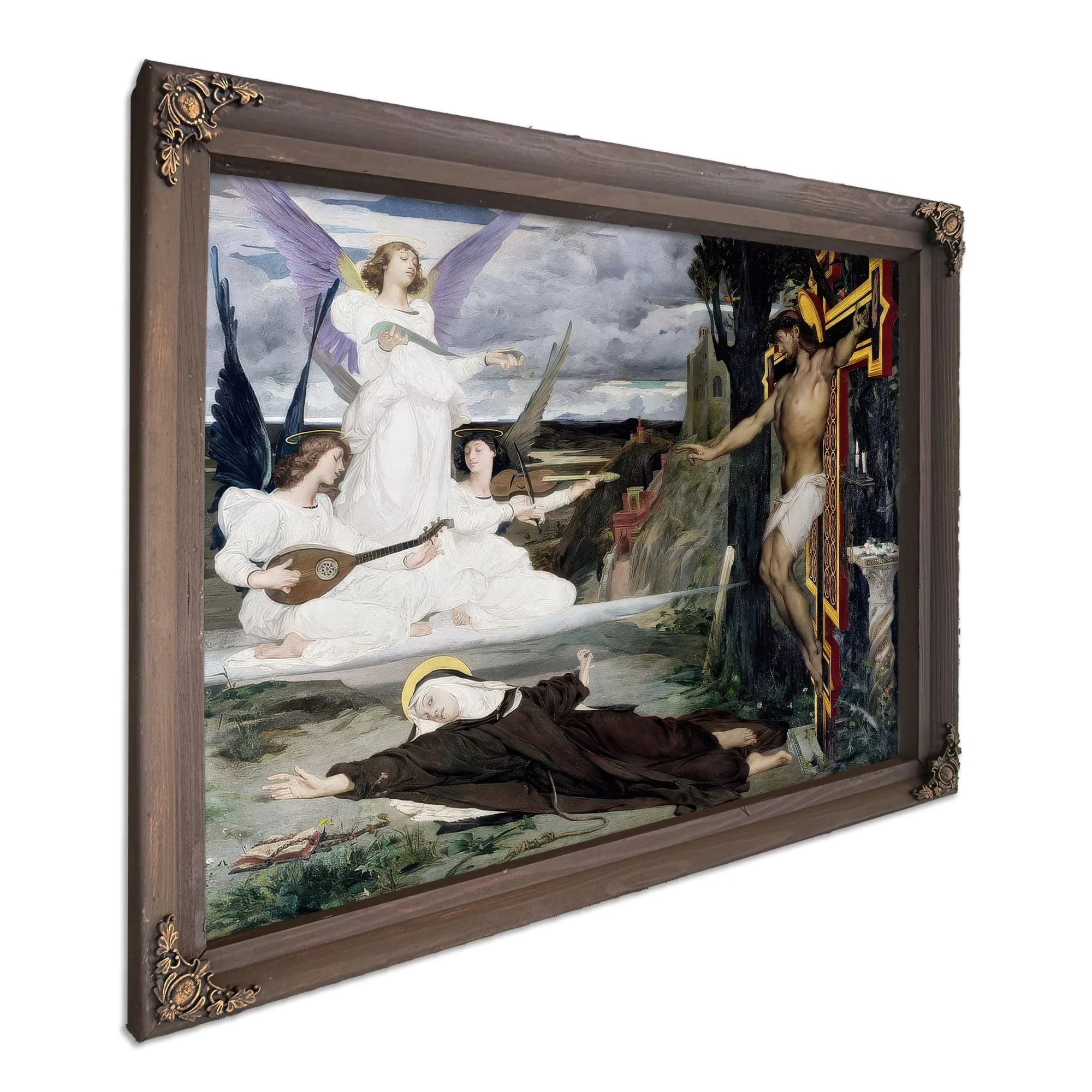 La Vision 1872 By Luc Olivier Merson Fine Art Print