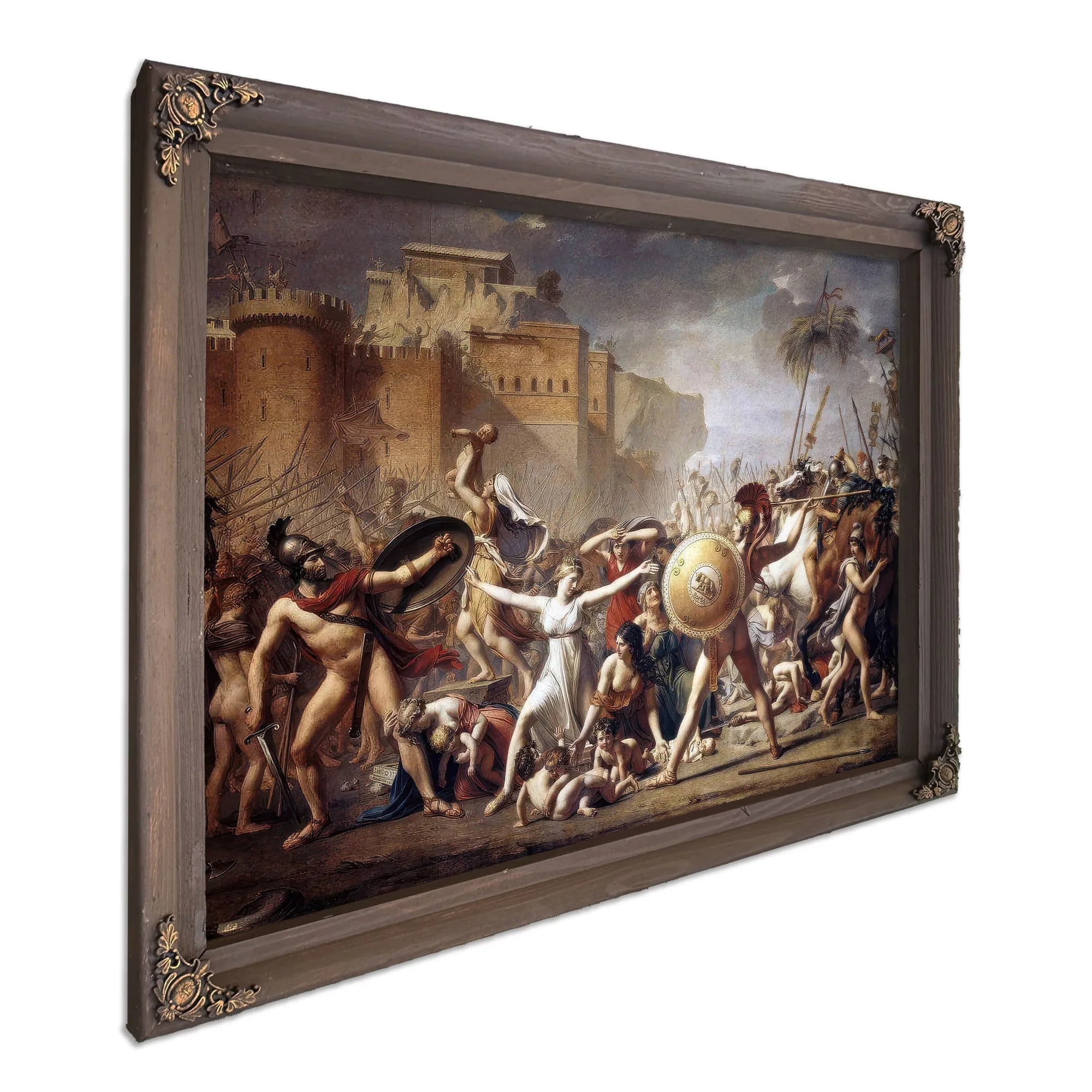 The Intervention Of The Sabine Women 1795 By Jacques Louis David Fine Art Print