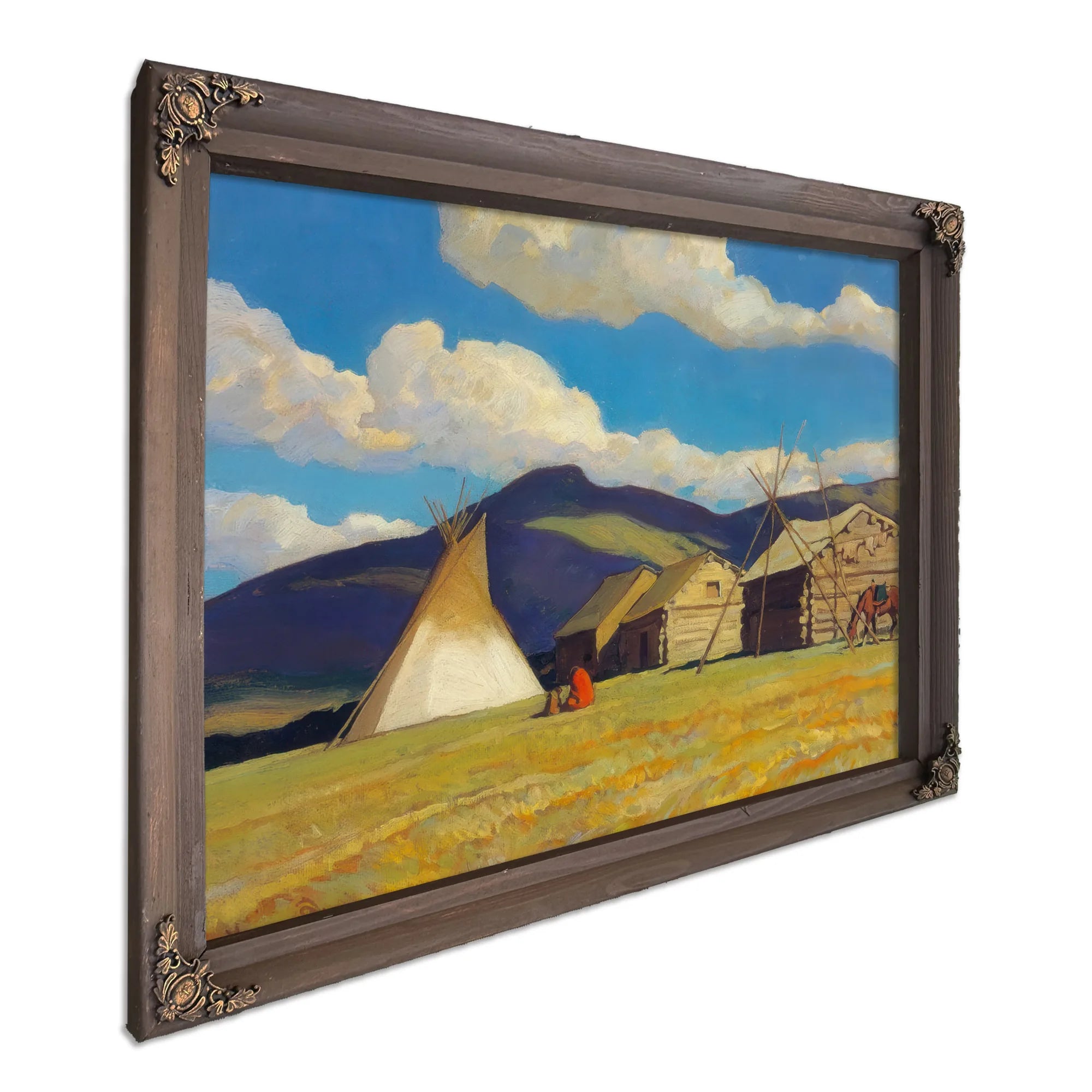 Home Of The Halfbreed By Maynard Dixon Fine Art Print