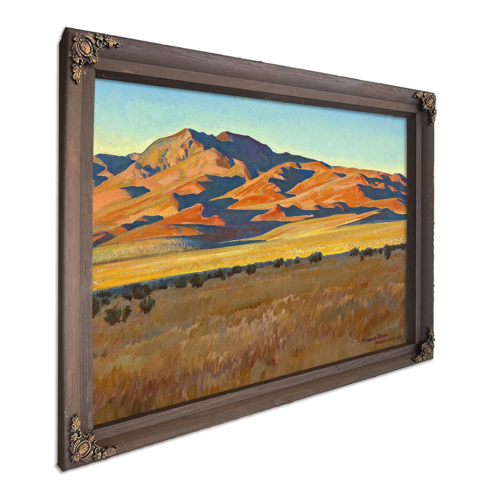 Mountains In Sunset Light (No. 368) 1927 By Maynard Dixon Fine Art Print