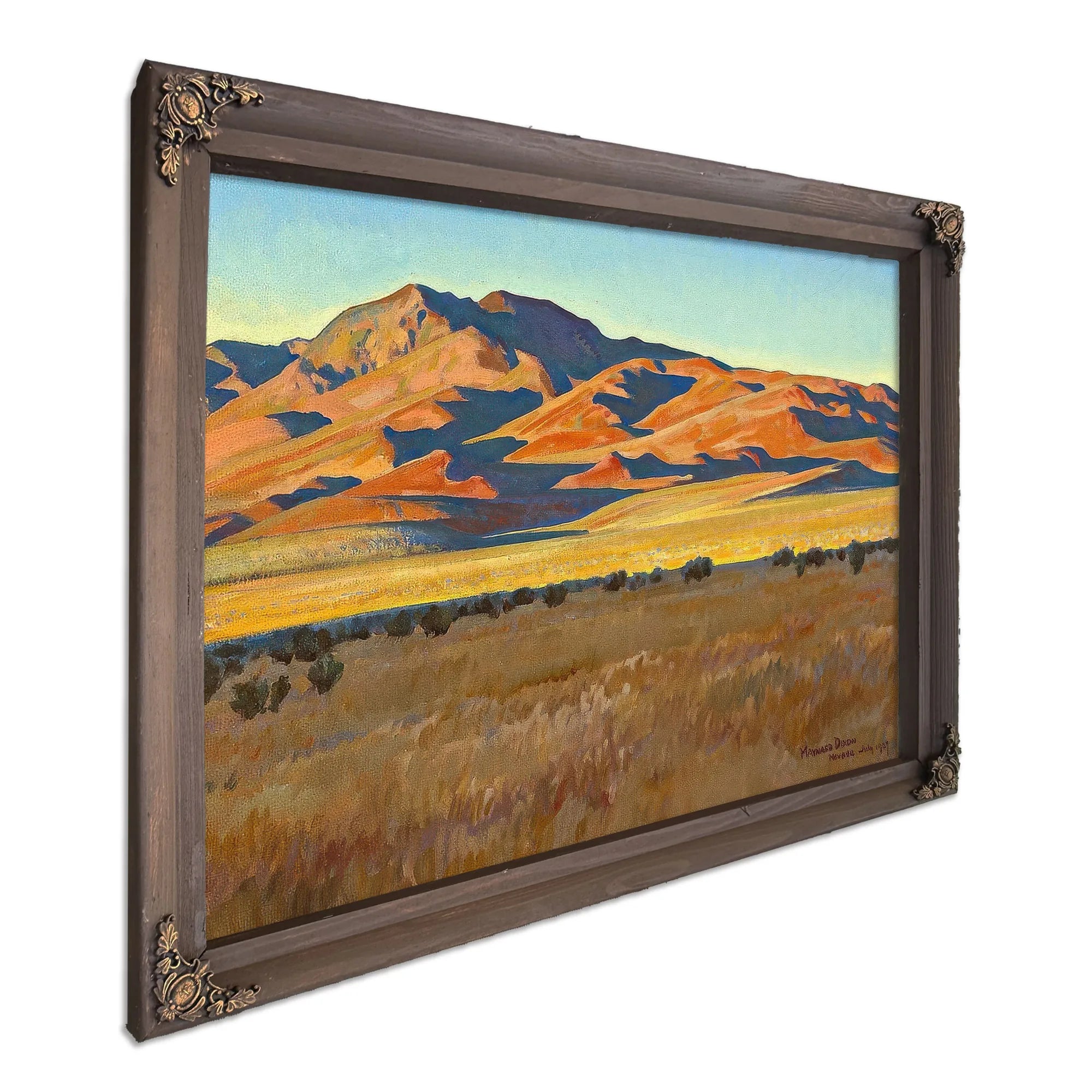 Mountains In Sunset Light (No. 368) 1927 By Maynard Dixon Fine Art Print