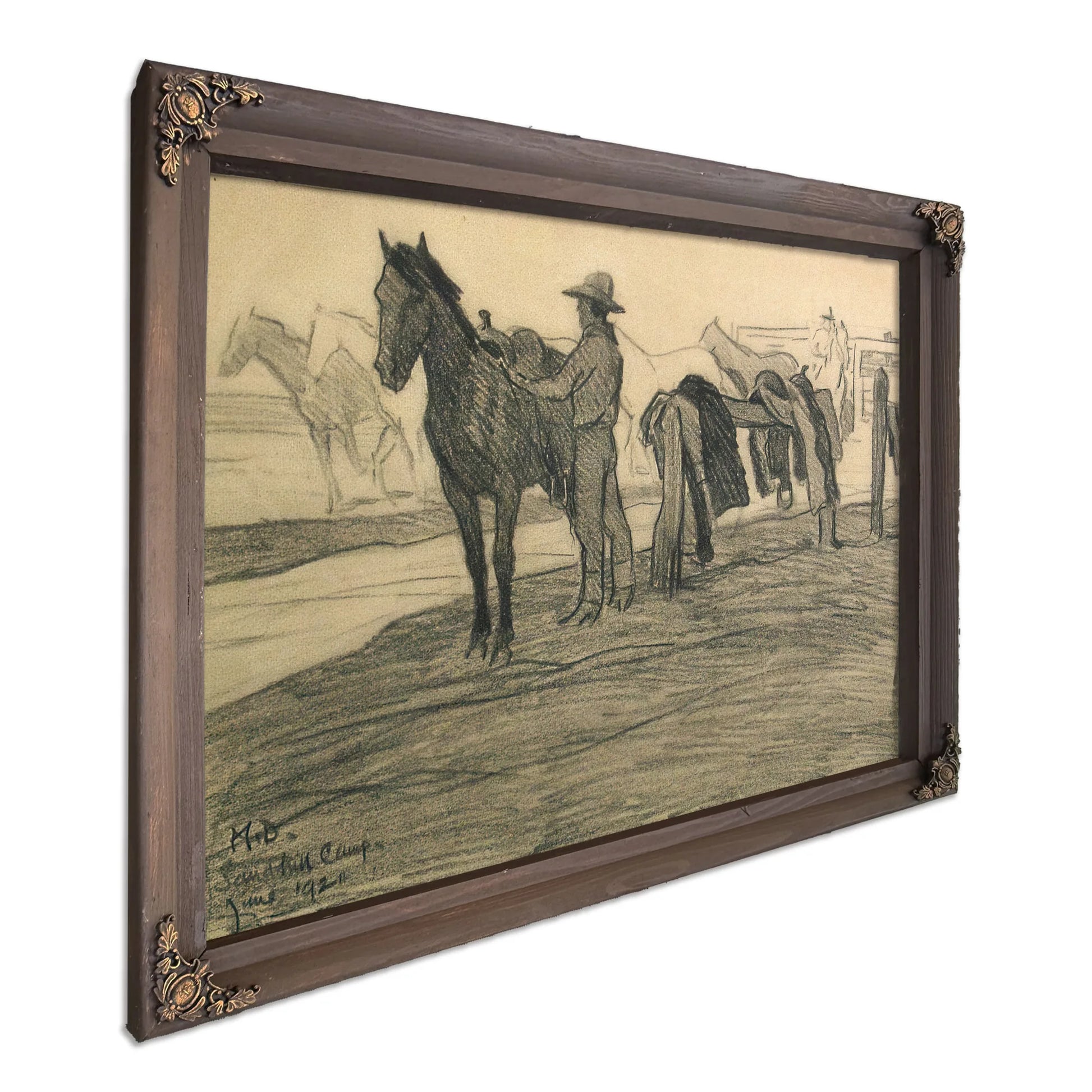 Sandhill Camp 1921 By Maynard Dixon Fine Art Print