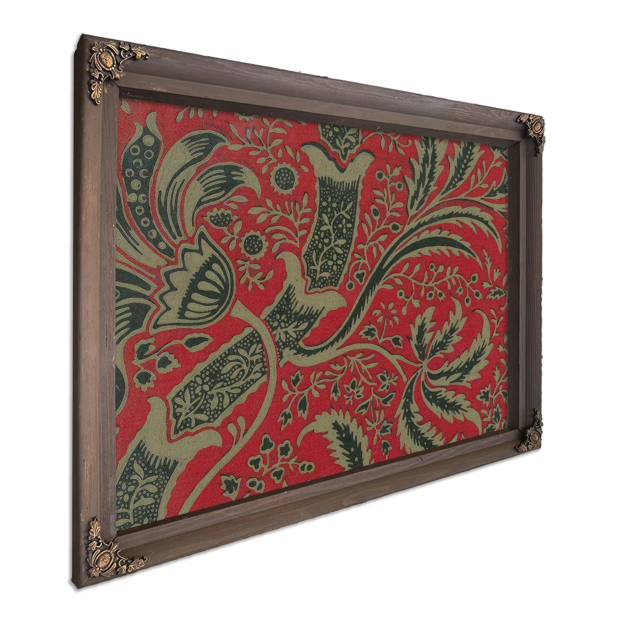 Wallpaper Sample With Bamboo Pattern By William Morris Fine Art Print