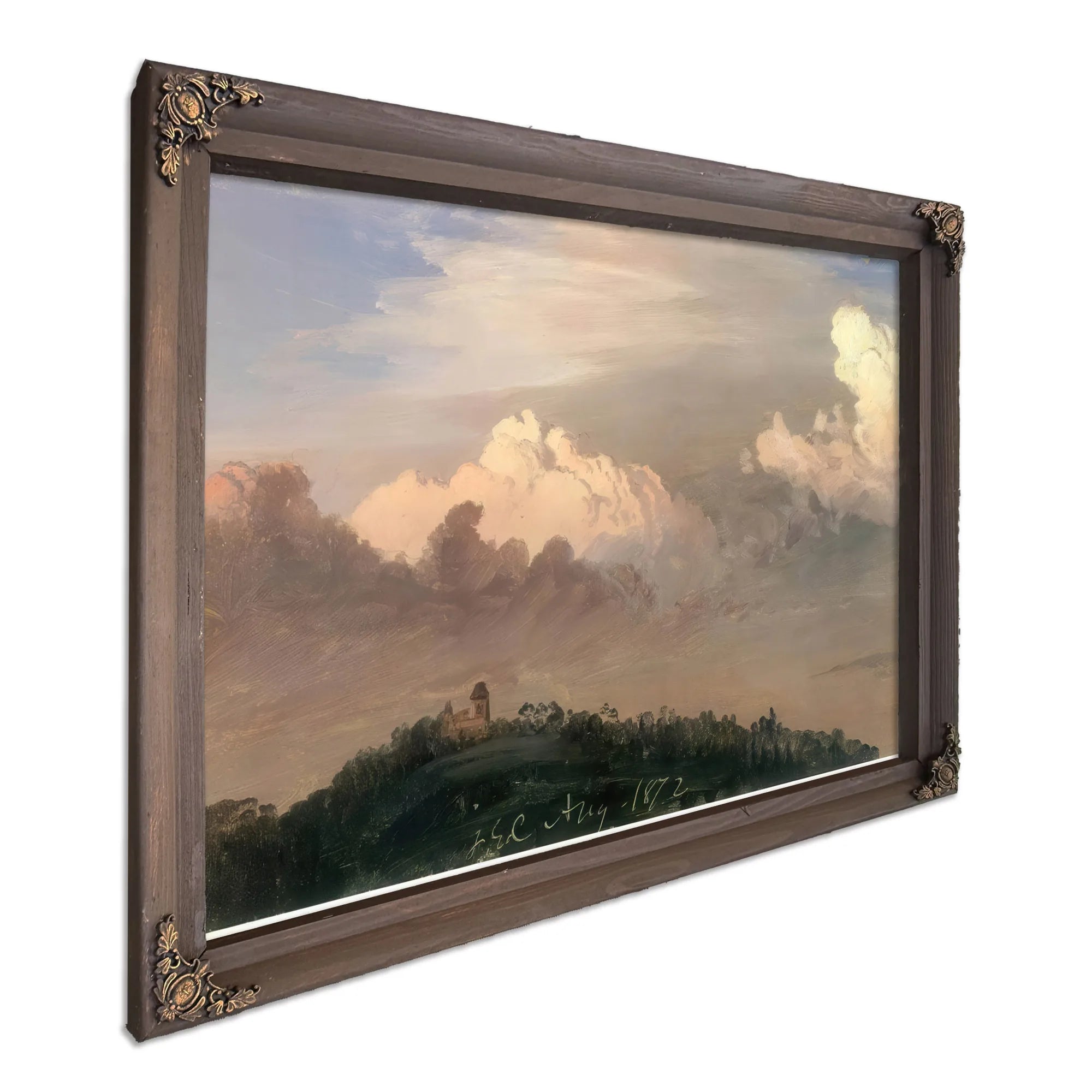 Clouds Over Olana By Frederic Edwin Church Fine Art Print