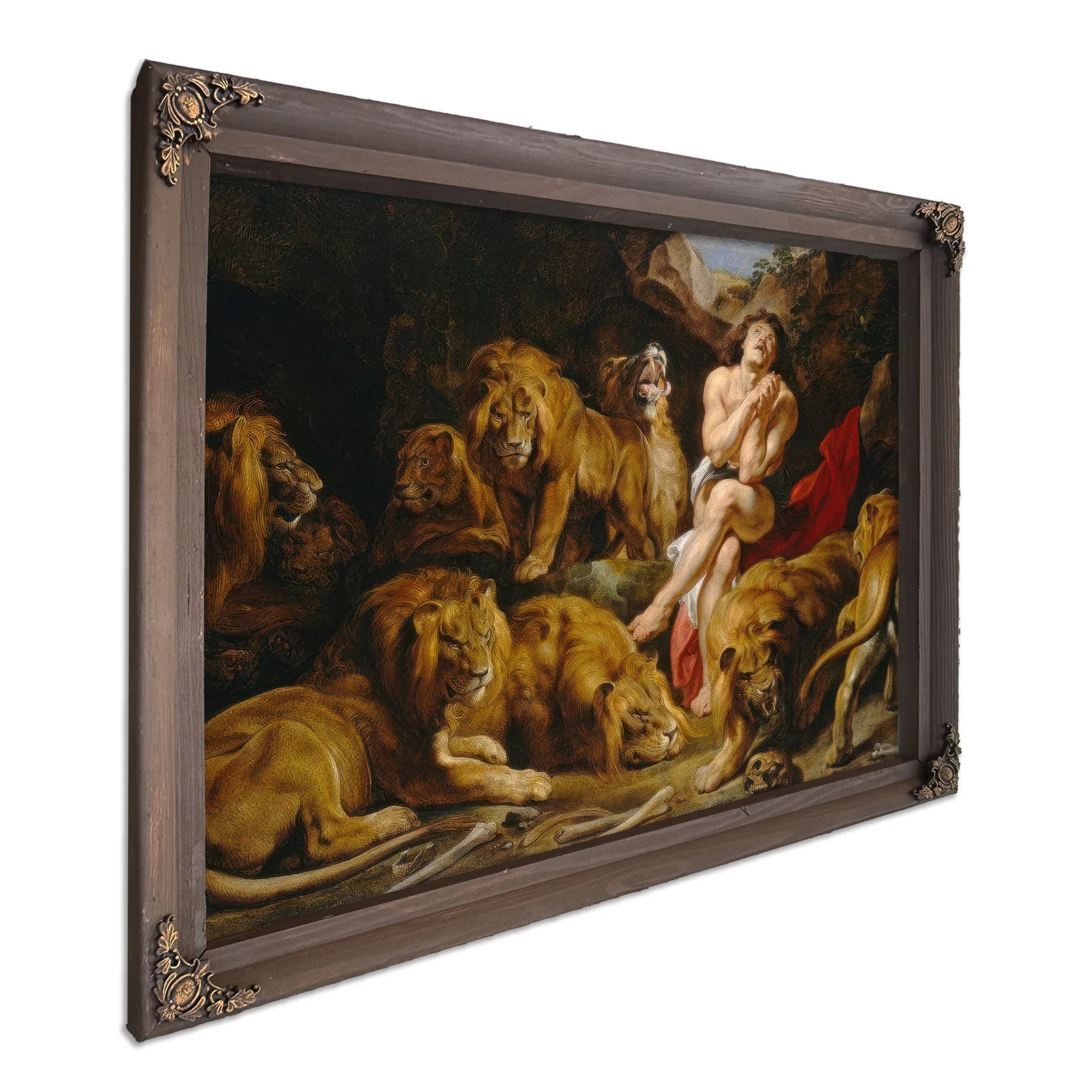 Peter Paul Rubens Daniel In The Lions 1039 Den 1616 By Peter Paul Rubens Fine Art Print