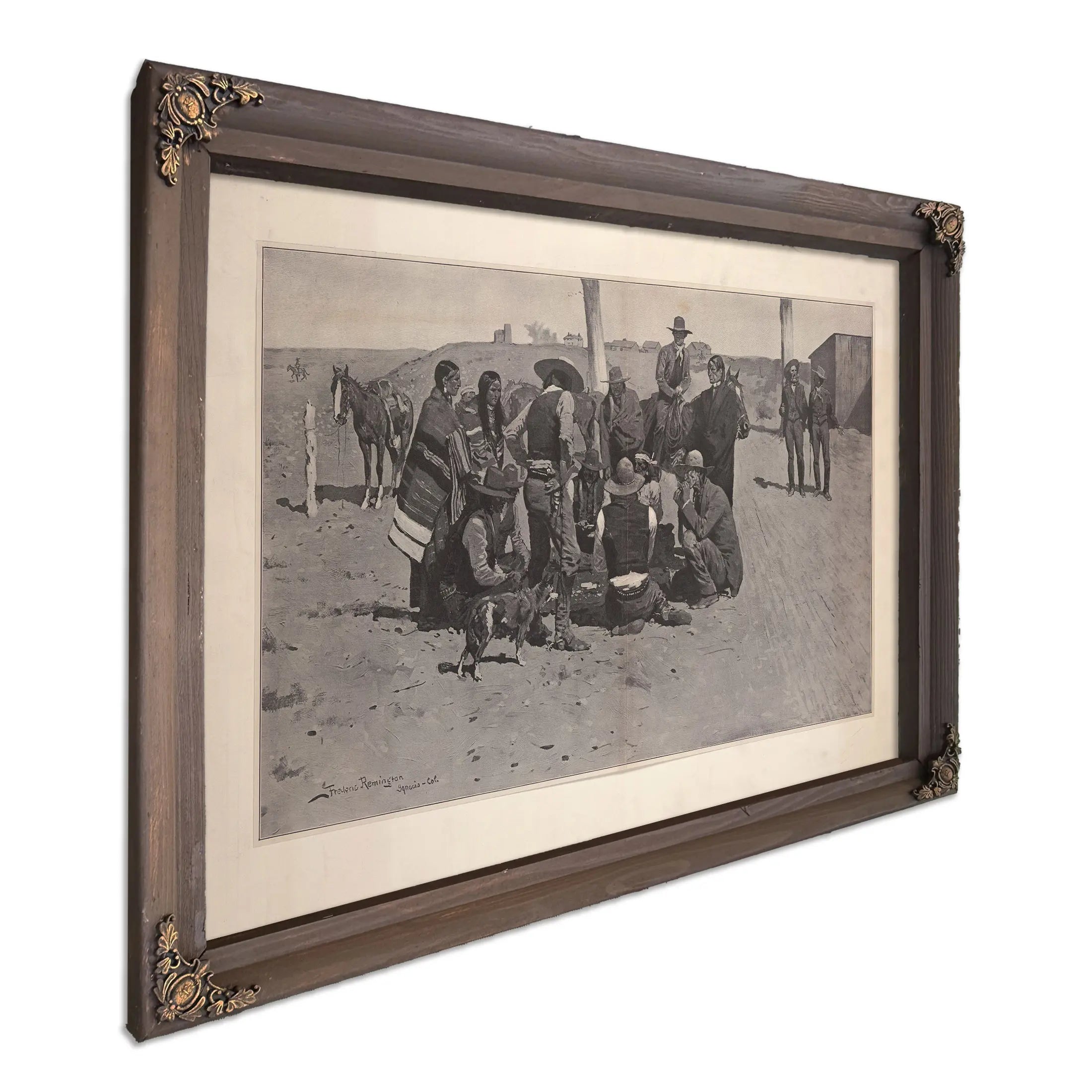 Mexican Monte by Frederic Remington