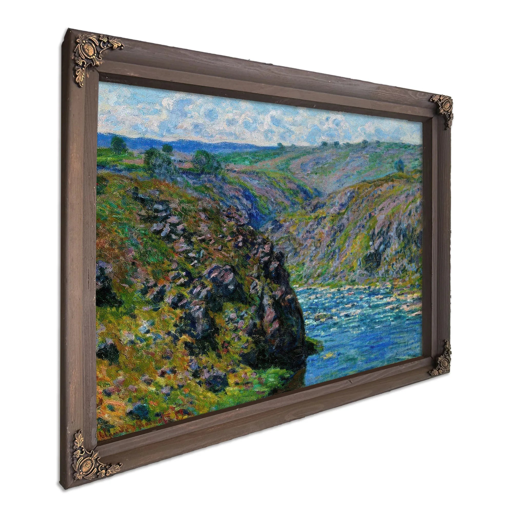 Valley Of The Creuse (Sunlight Effect) By Claude Monet Fine Art Print