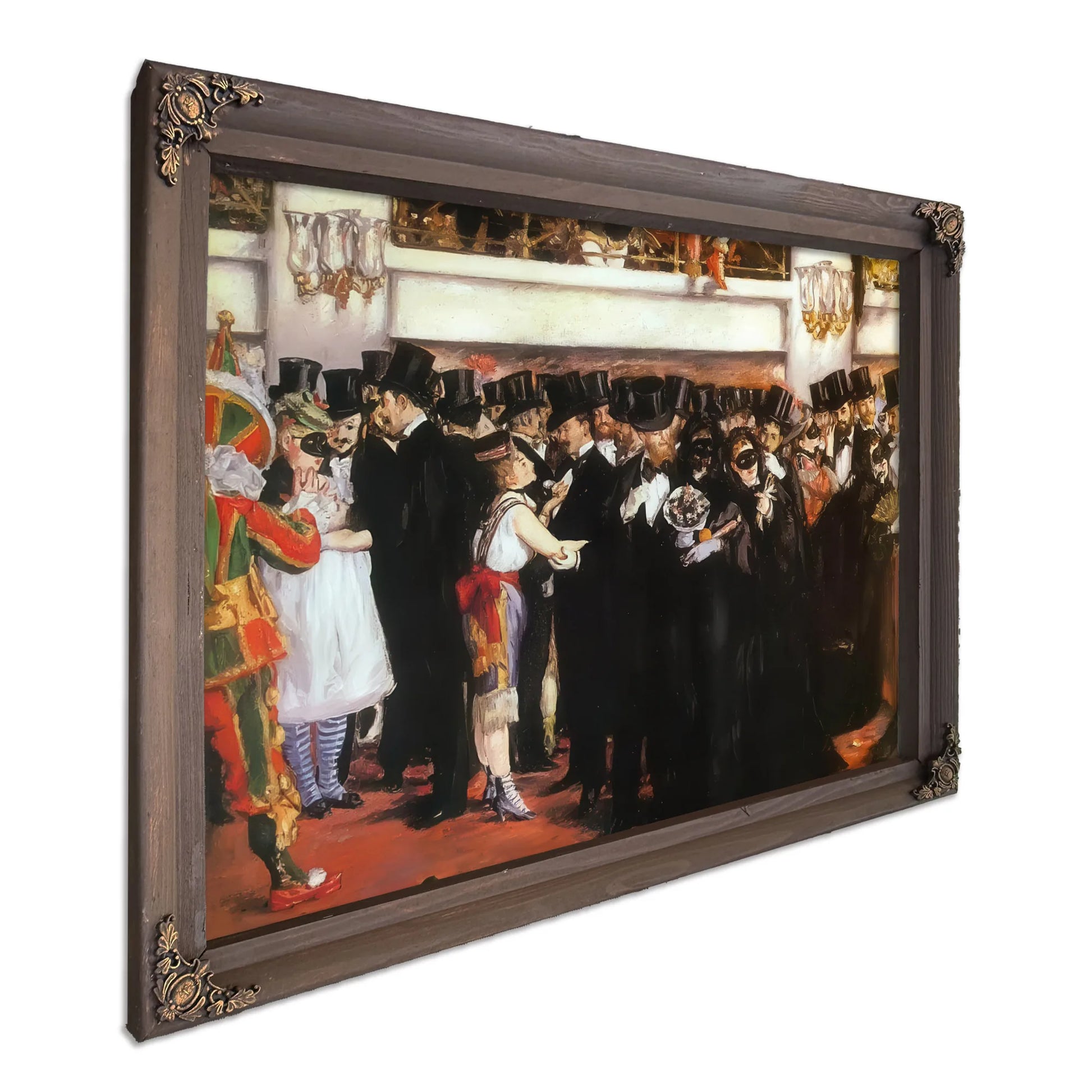 The Masked Ball At The Opera By Edouard Manet Fine Art Print