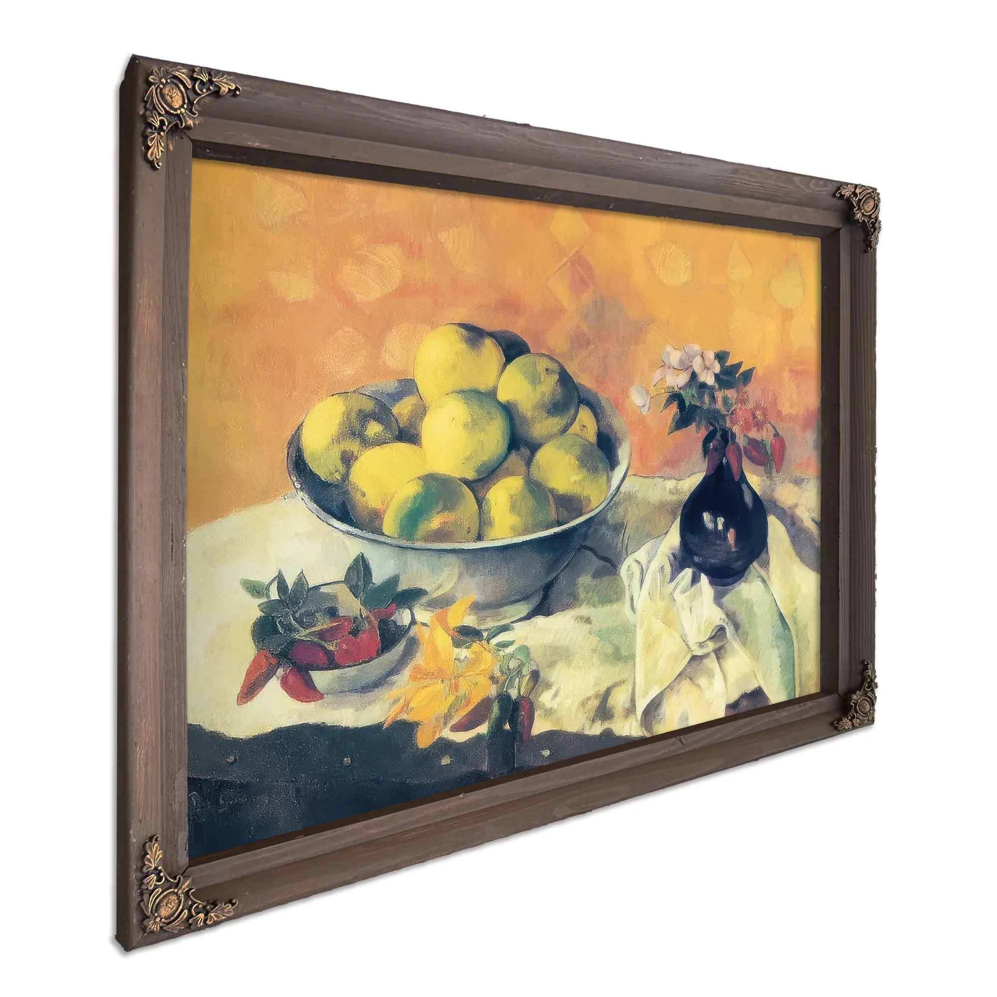 Still Life With Grapefruits By Paul Gauguin Fine Art Print
