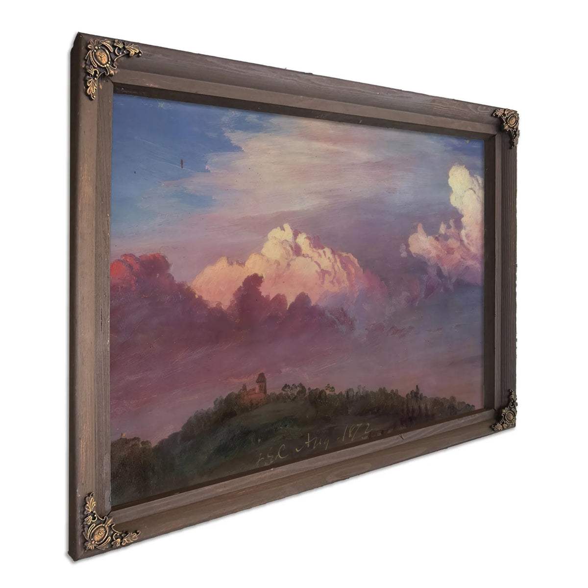 Olana In The Clouds By Frederic Edwin Church Fine Art Print