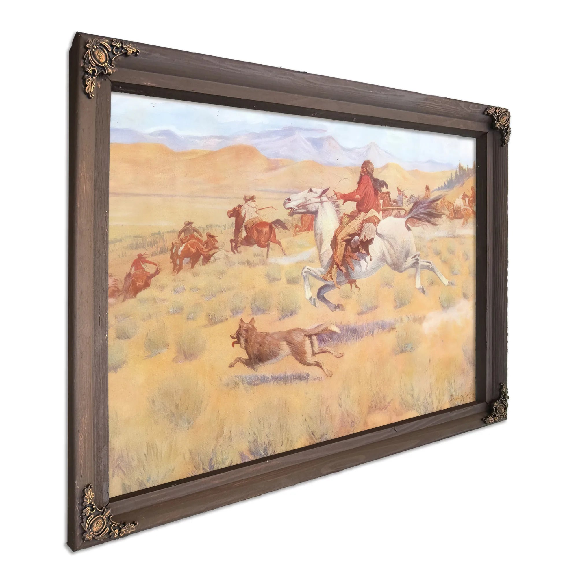 The Gathering Of The Trappers By Frederic Remington Fine Art Print