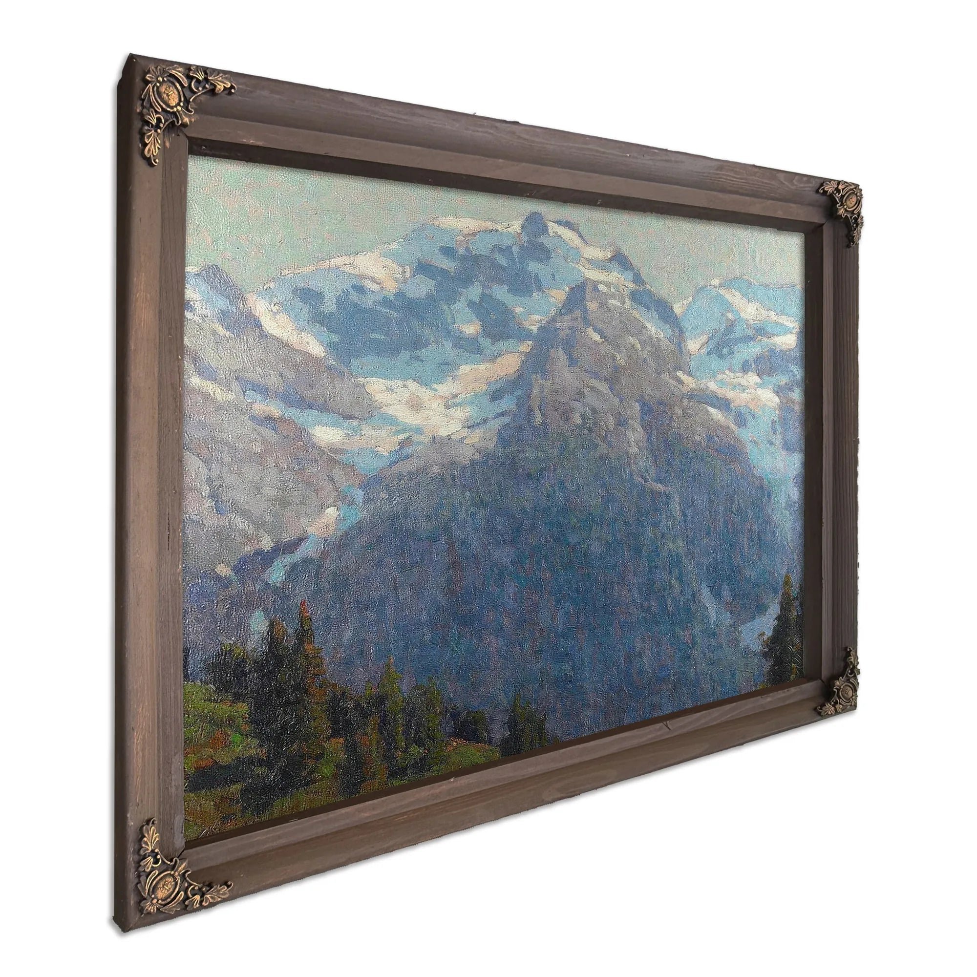 Majestic Alpine Scene By Edgar Payne Fine Art Print