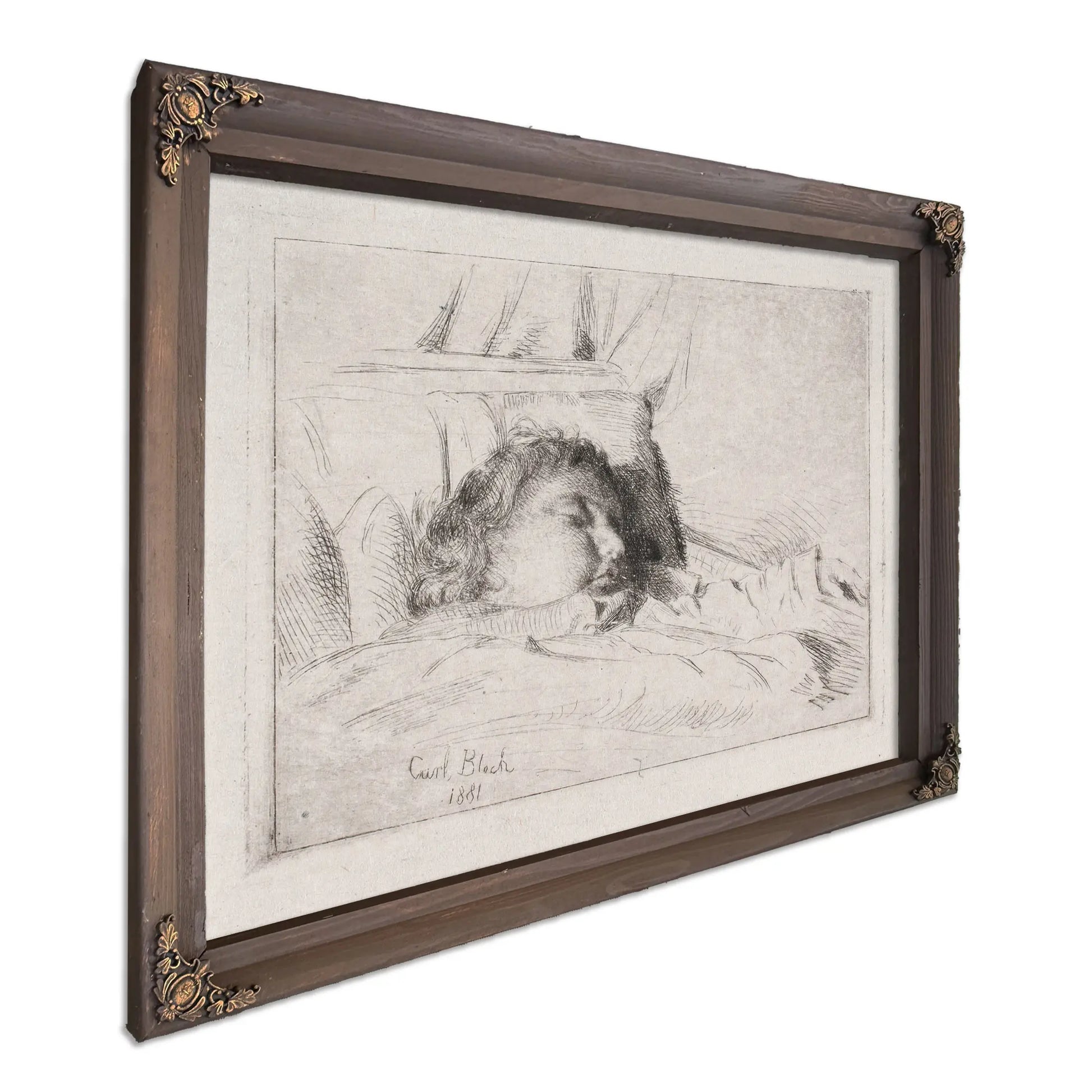 The Sleeping Child by Carl Bloch