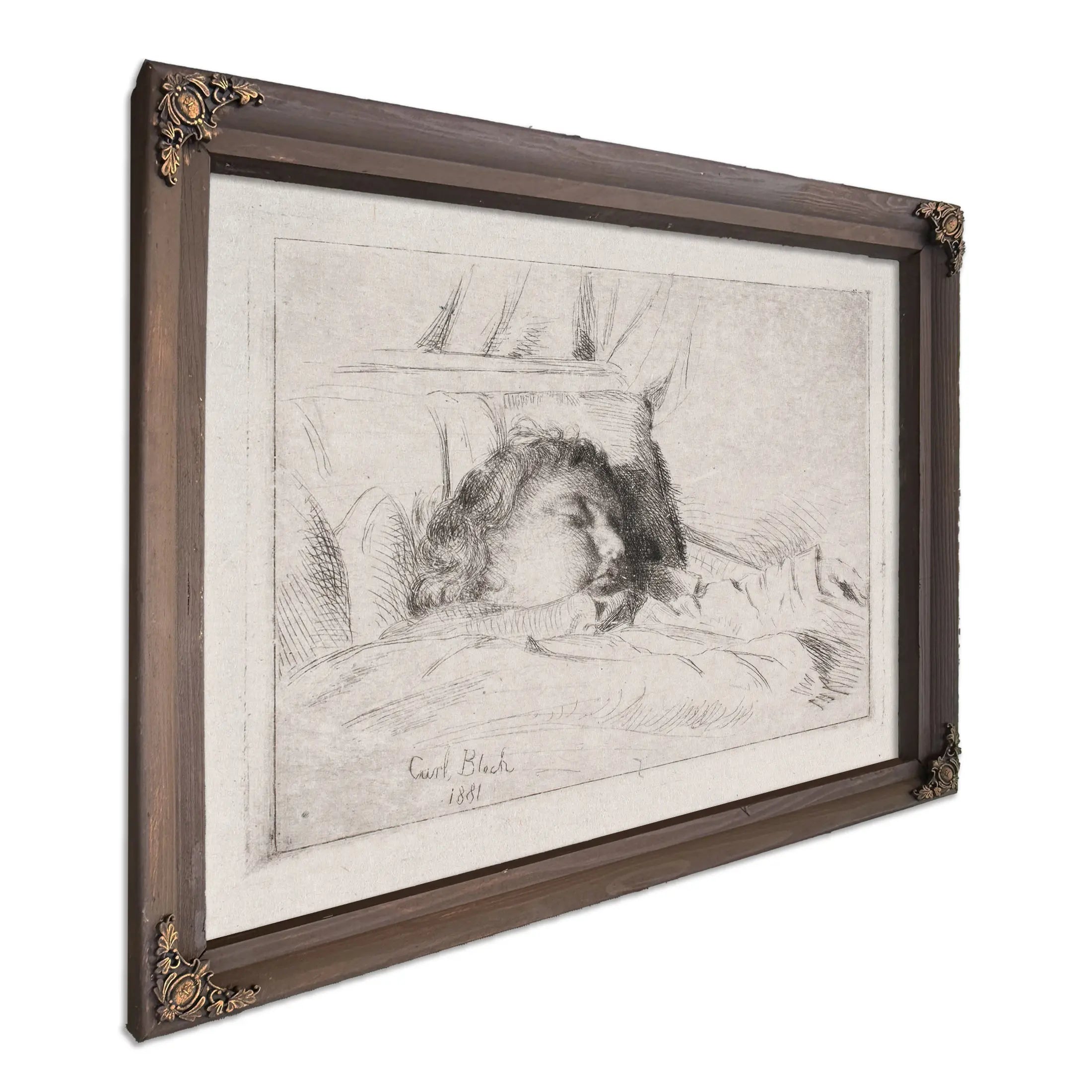 The Sleeping Child by Carl Bloch