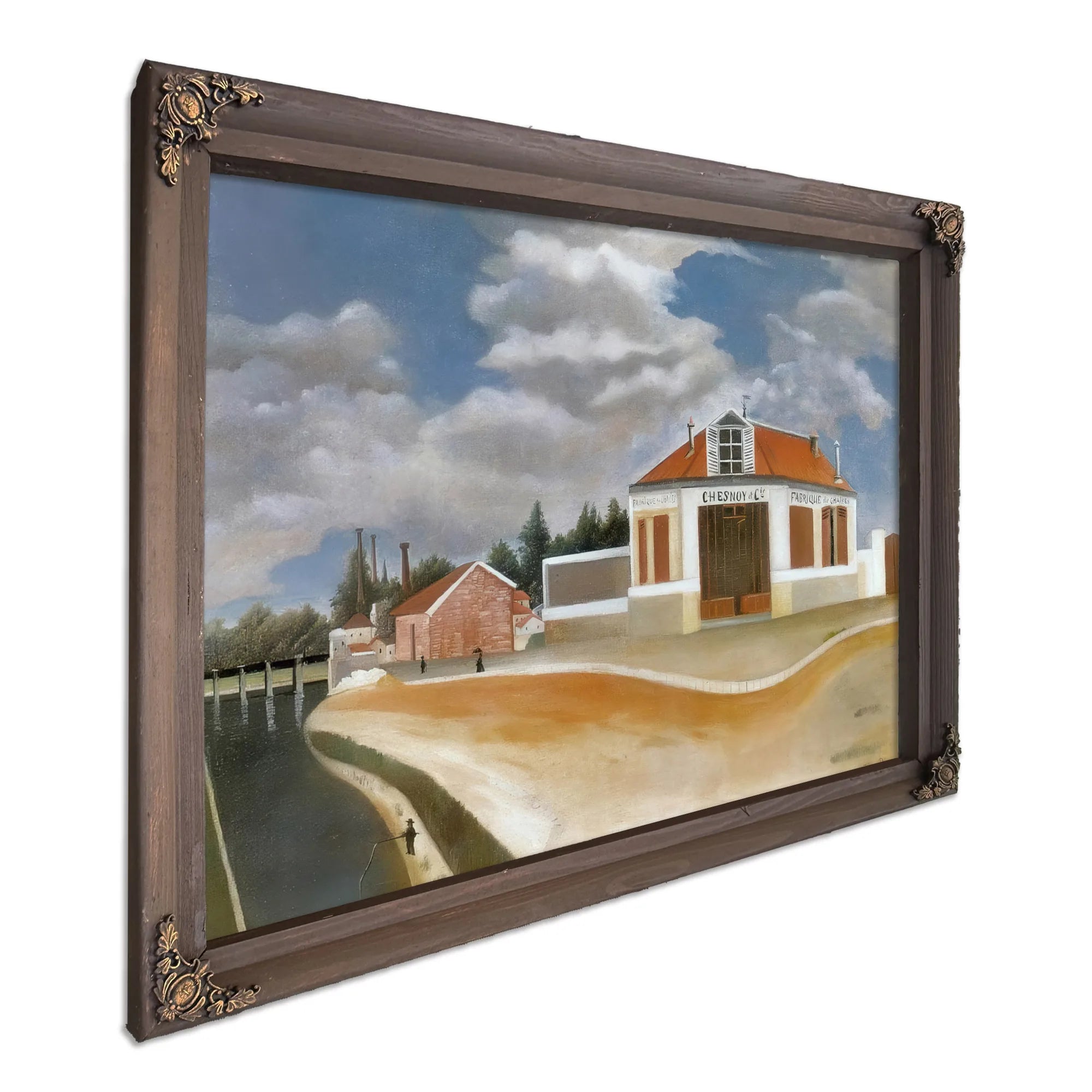 Chair Factory About 1897 La Fabrique De Chaises By Henri Rousseau Fine Art Print