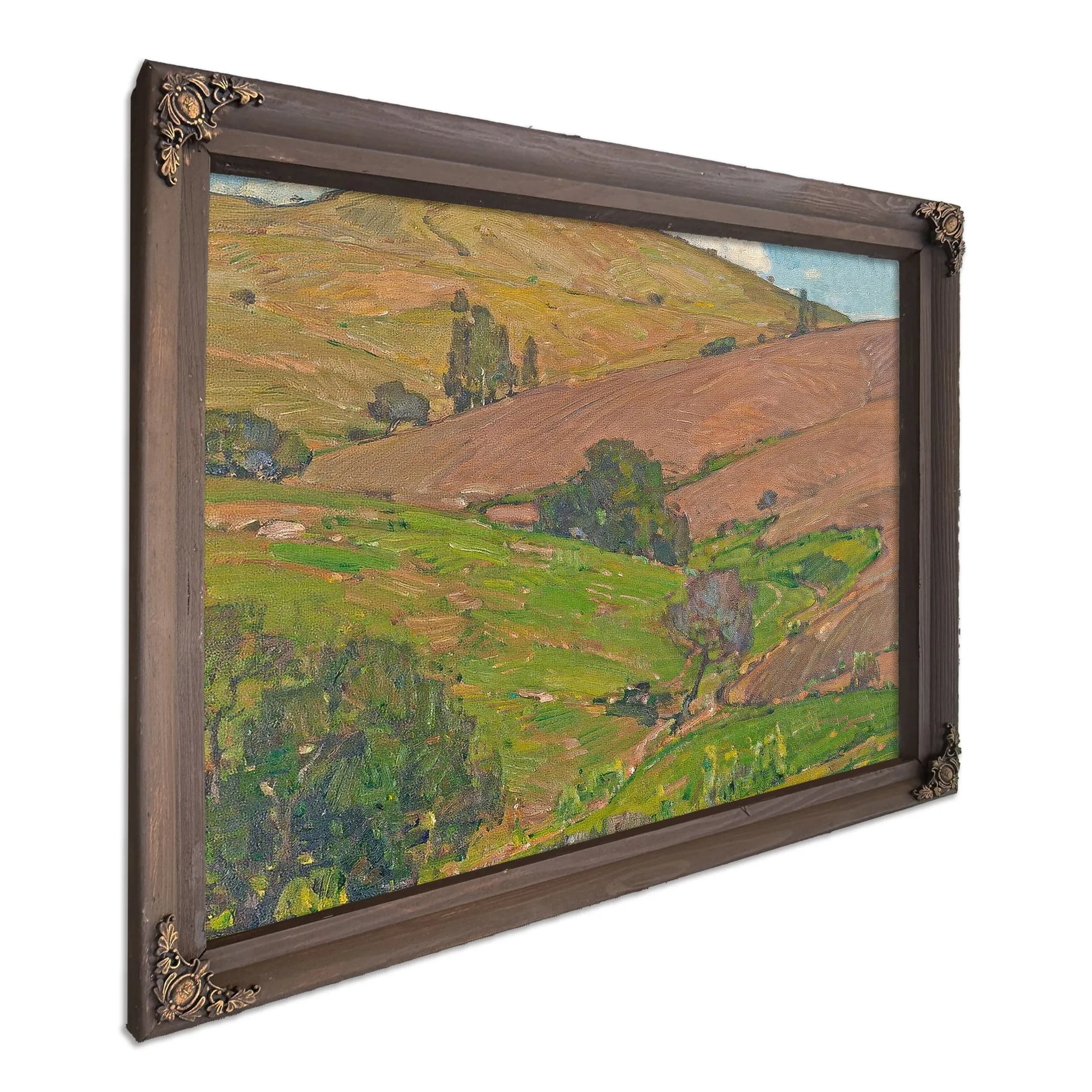 Where The Husband Man Toiled By William Wendt Fine Art Print