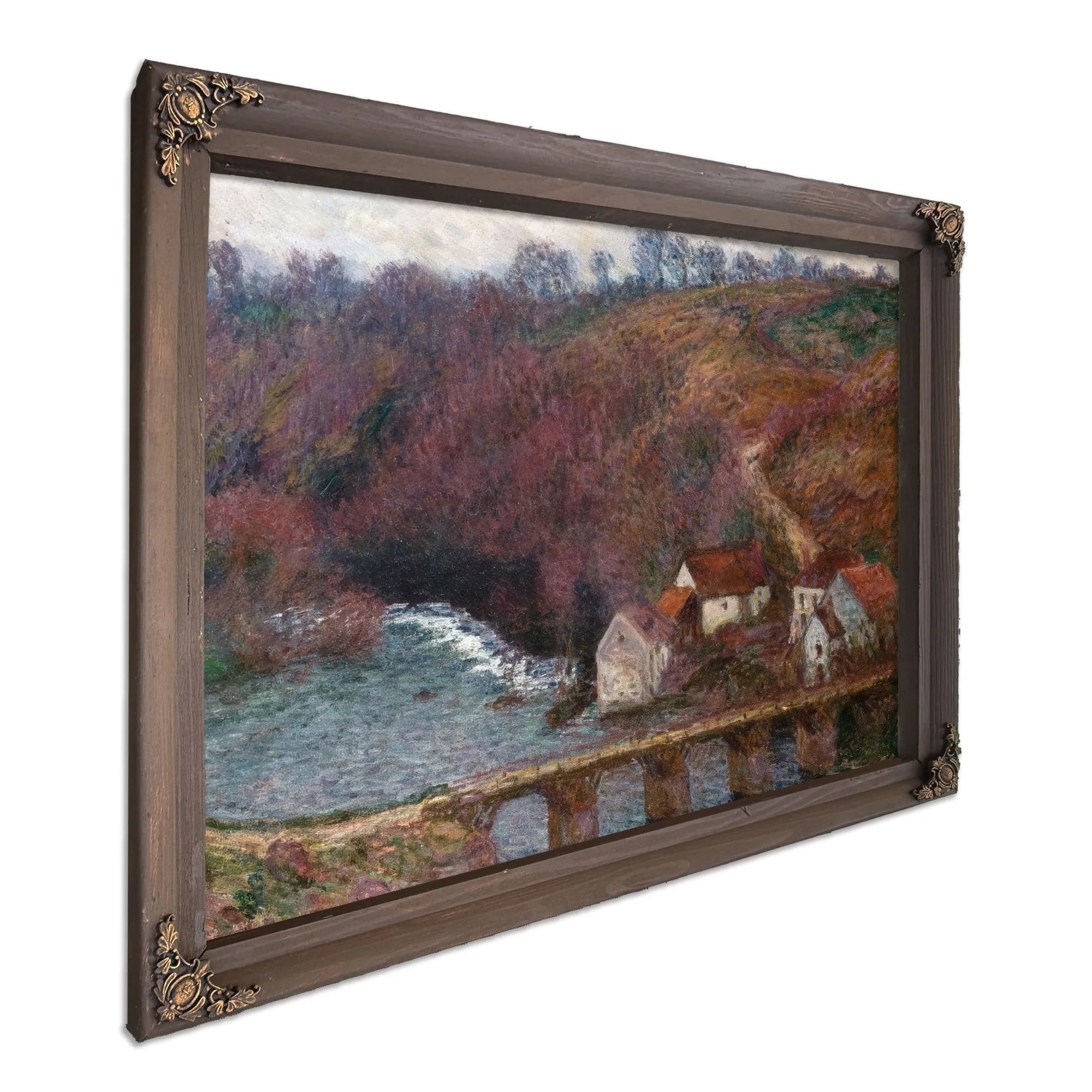 The Grand Creuse At Pont De Vervy By Claude Monet Fine Art Print