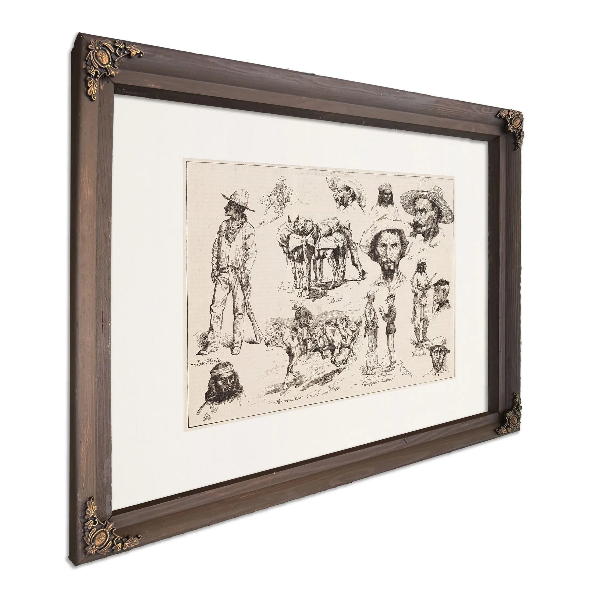 Types From Arizona by Frederic Remington