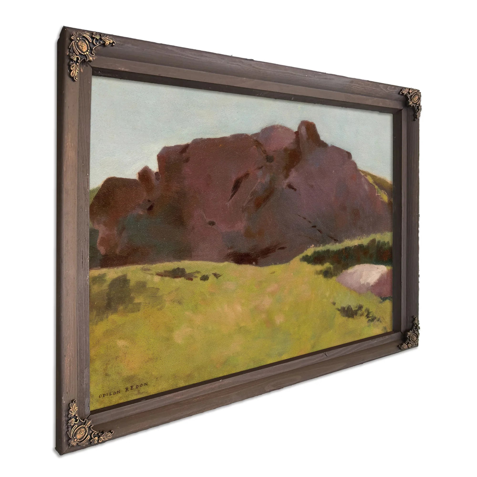 The Rocky Slope By Odilon Redon Fine Art Print