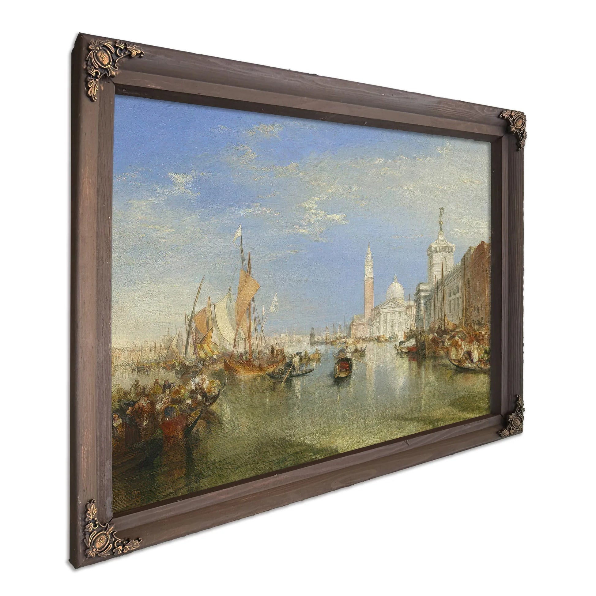 Venice The Dogana And San Giorgio Maggiore by Joseph Mallord William Turner Fine Art Print