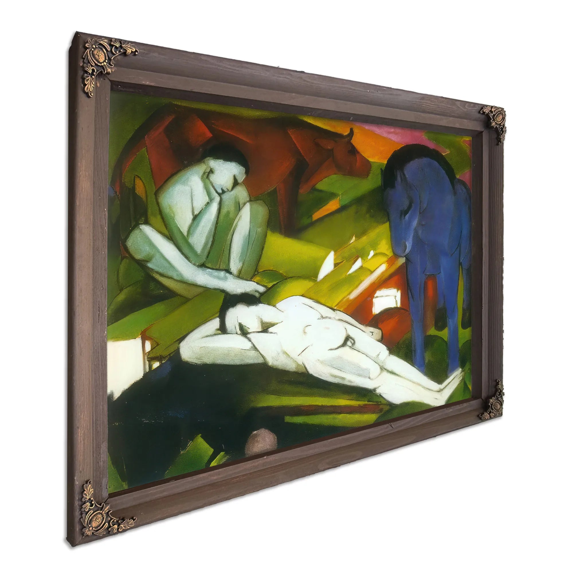 Sheperds By Franz Marc Fine Art Print