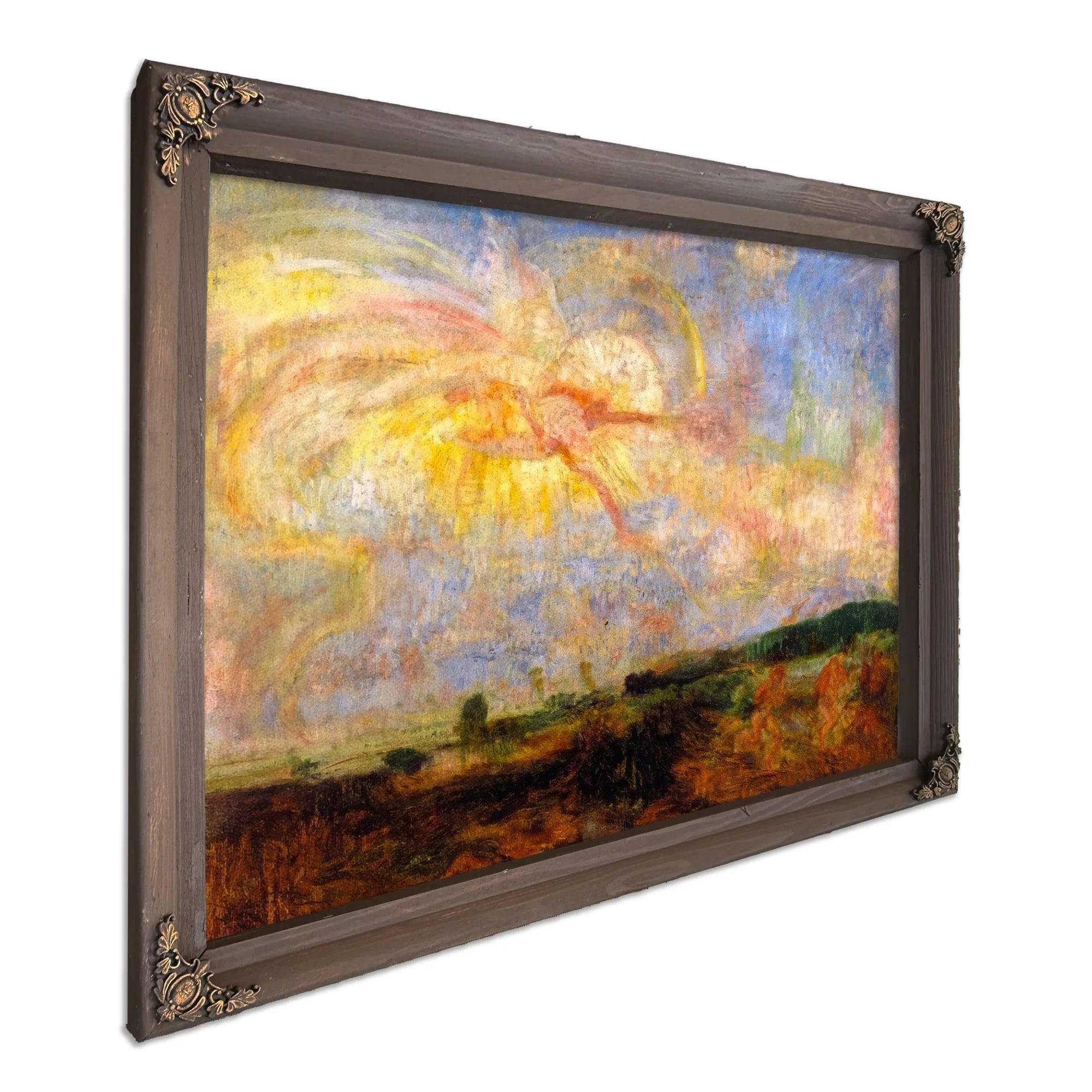Adam And Eve Expelled From Paradise By James Ensor Fine Art Print
