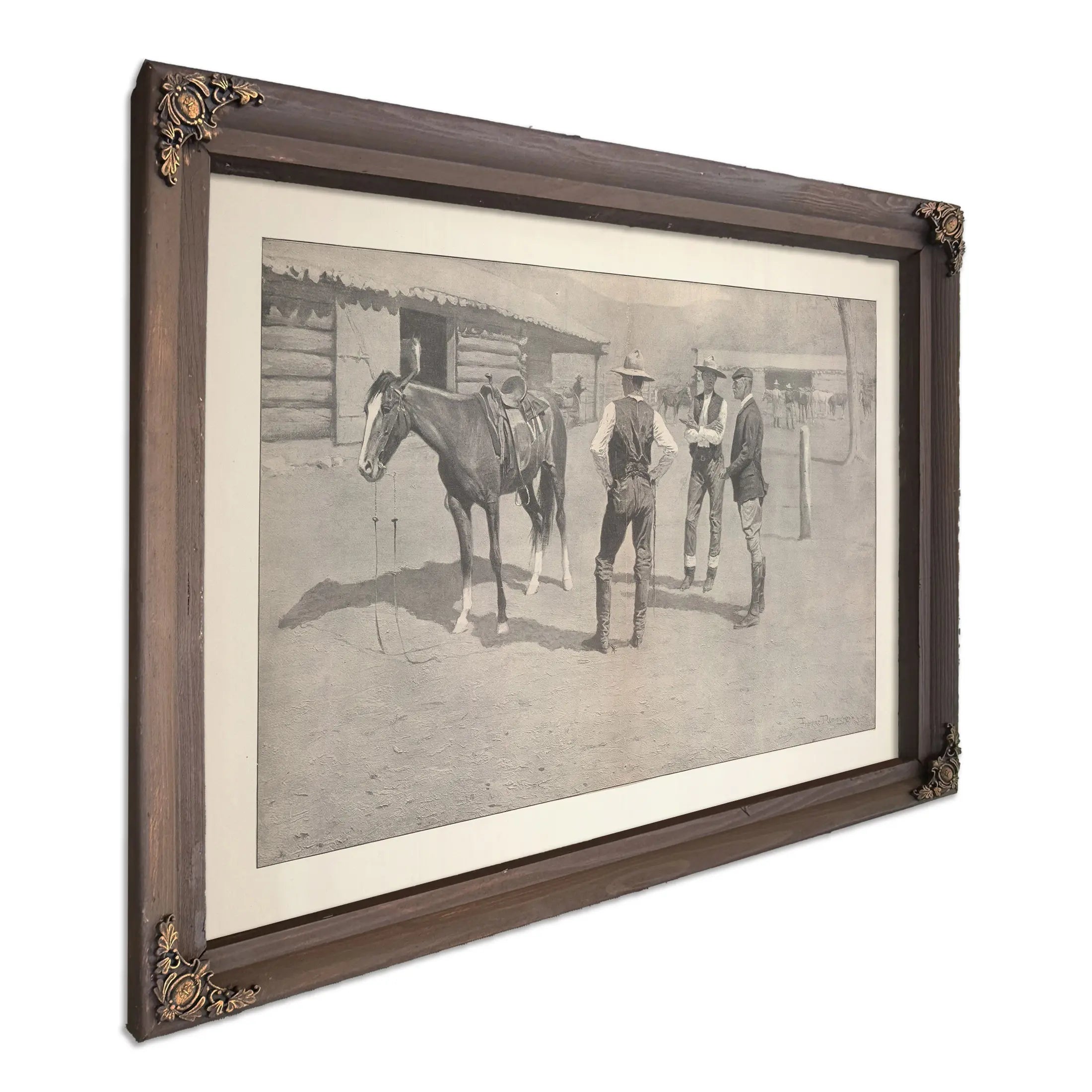 Buying Polo Ponies In The West by Frederic Remington