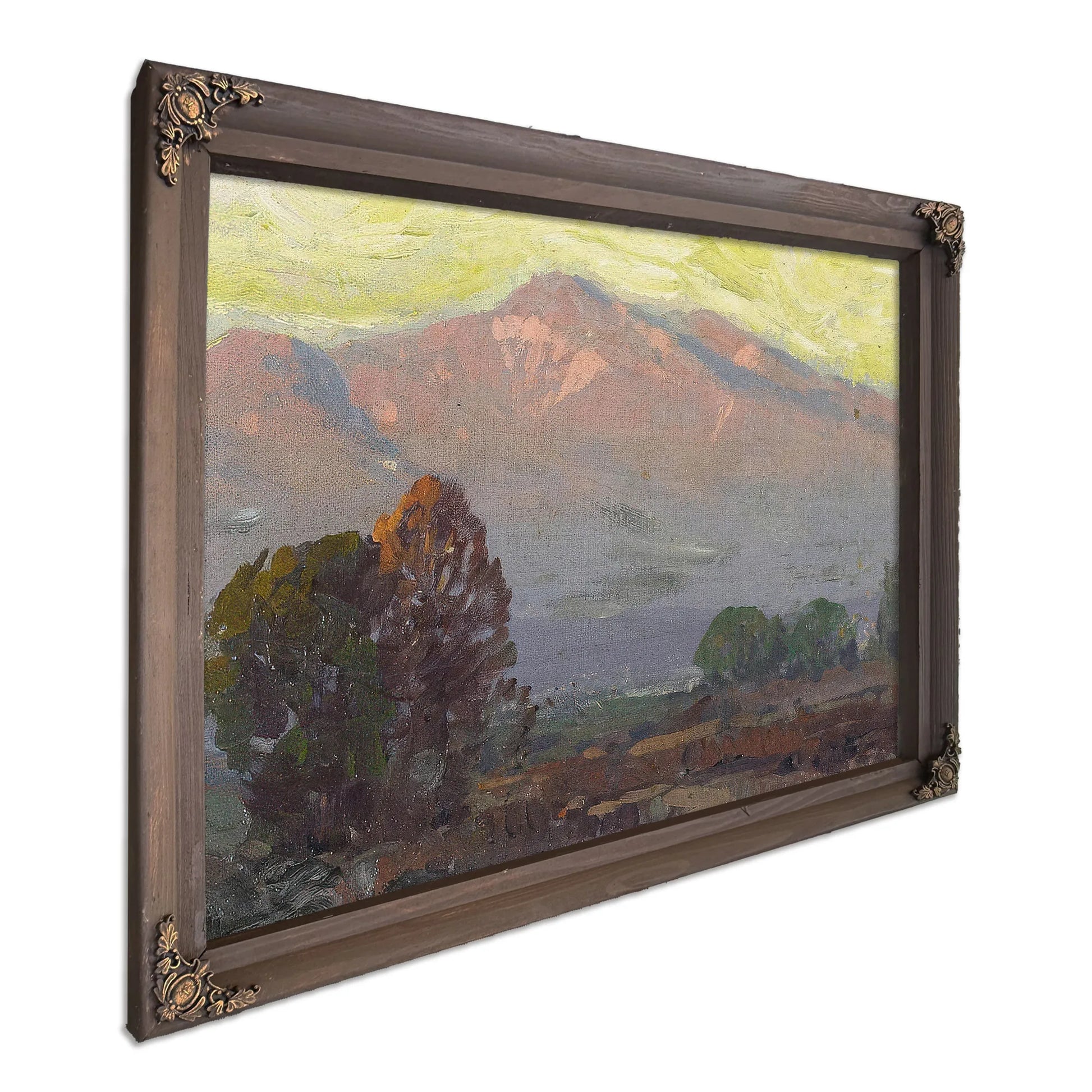 Mountains At Sundown By Edgar Payne Fine Art Print