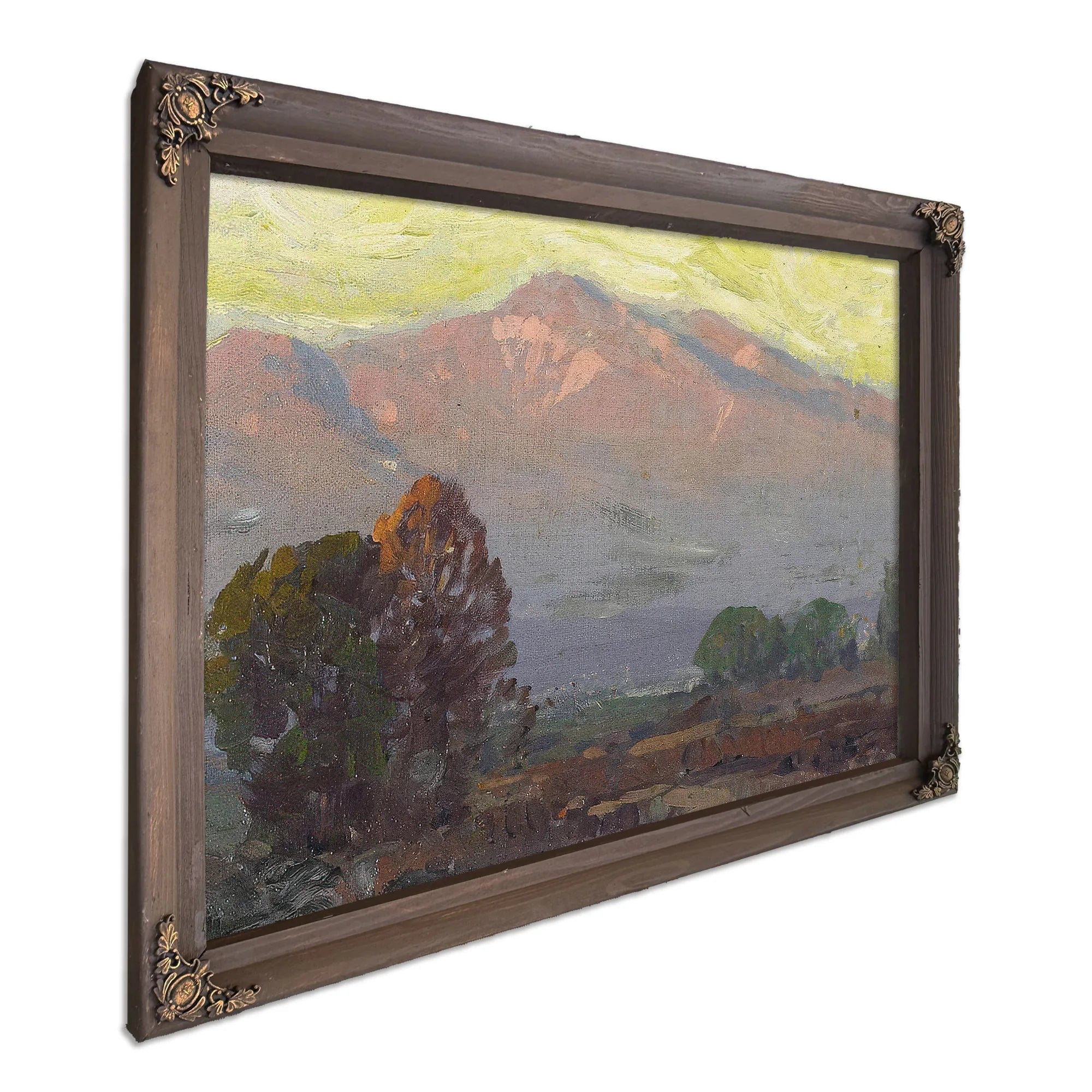 Mountains At Sundown By Edgar Payne Fine Art Print