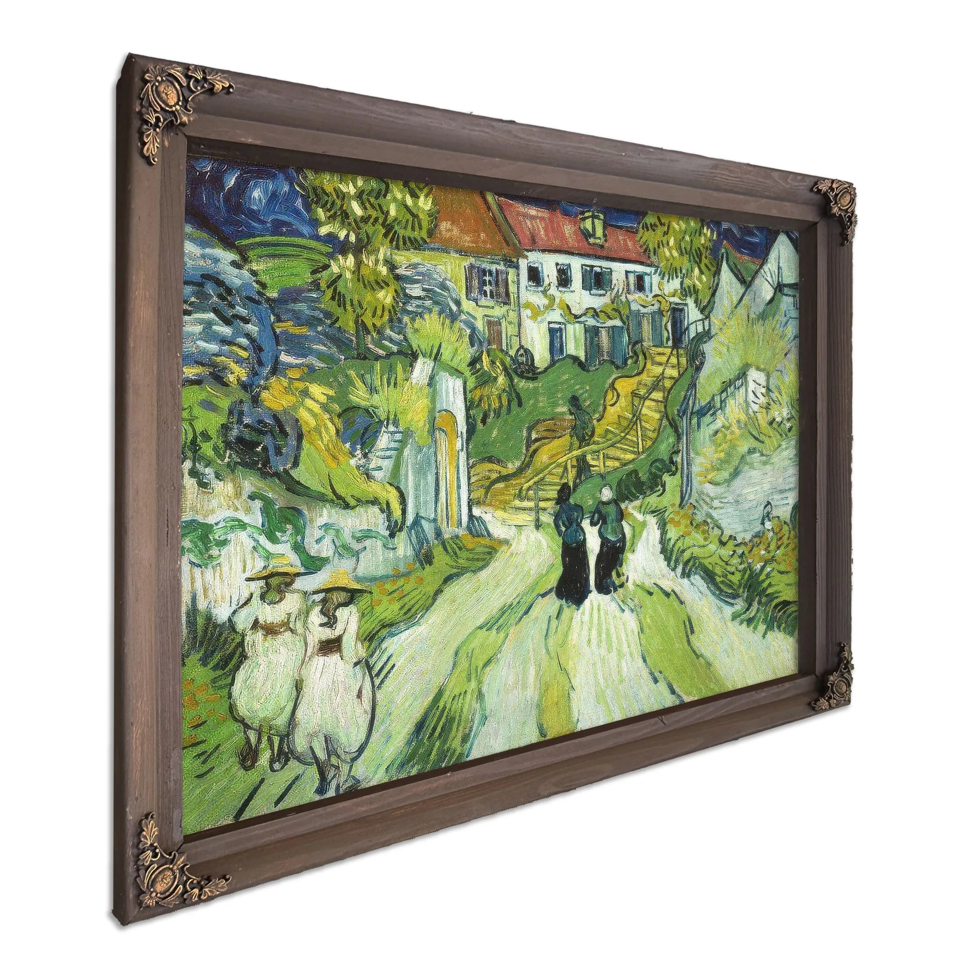 Stairway At Auvers By Vincent Van Gogh Fine Art Print